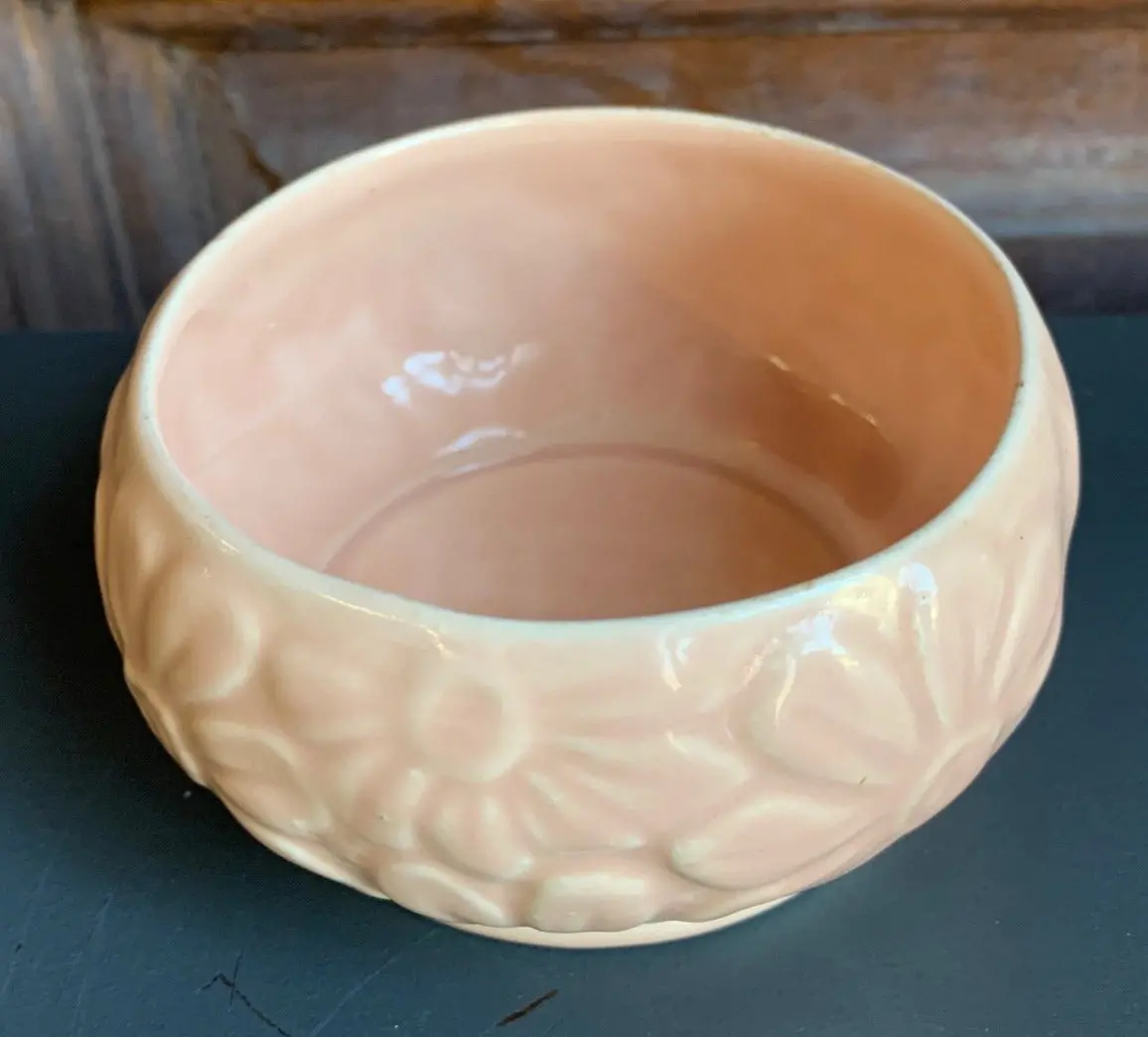 Small English Pink Floral Bowl 1