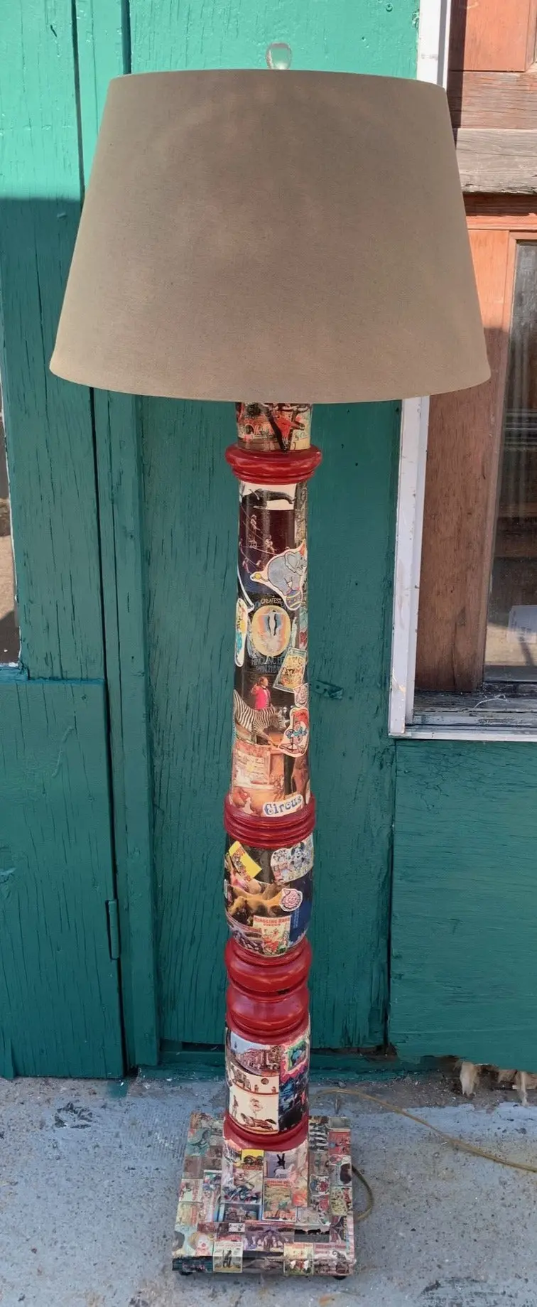 Decopage Circus Floor Lamp 1