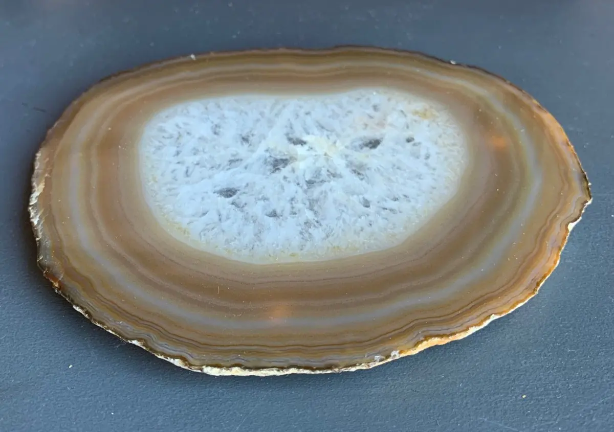 Large Geode Slice For Trivet 1
