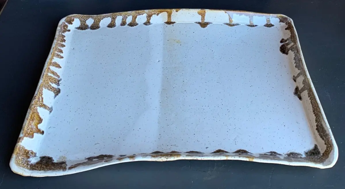 Glazed Pottery Tray 1
