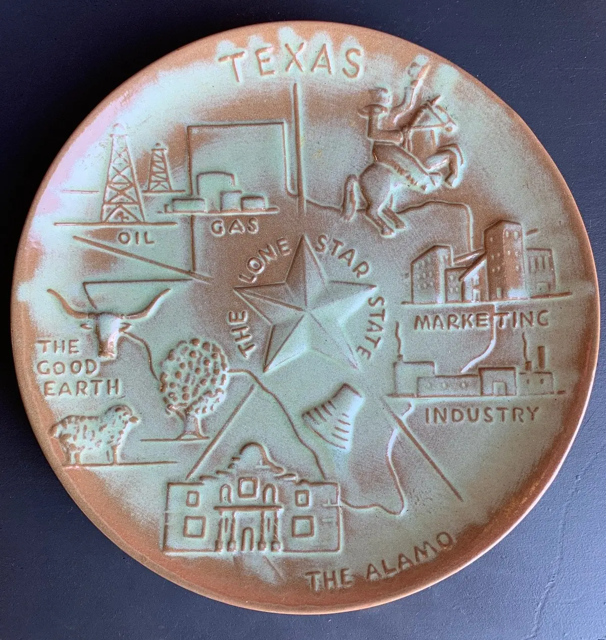 Frankoma Lone Star Plate 1