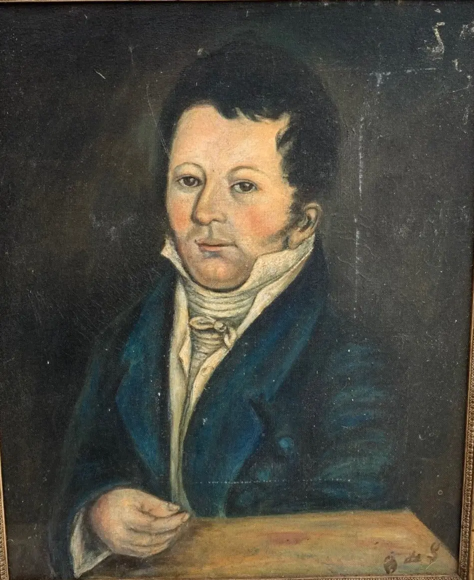 Portrait Of A Young Man On Canvas 1