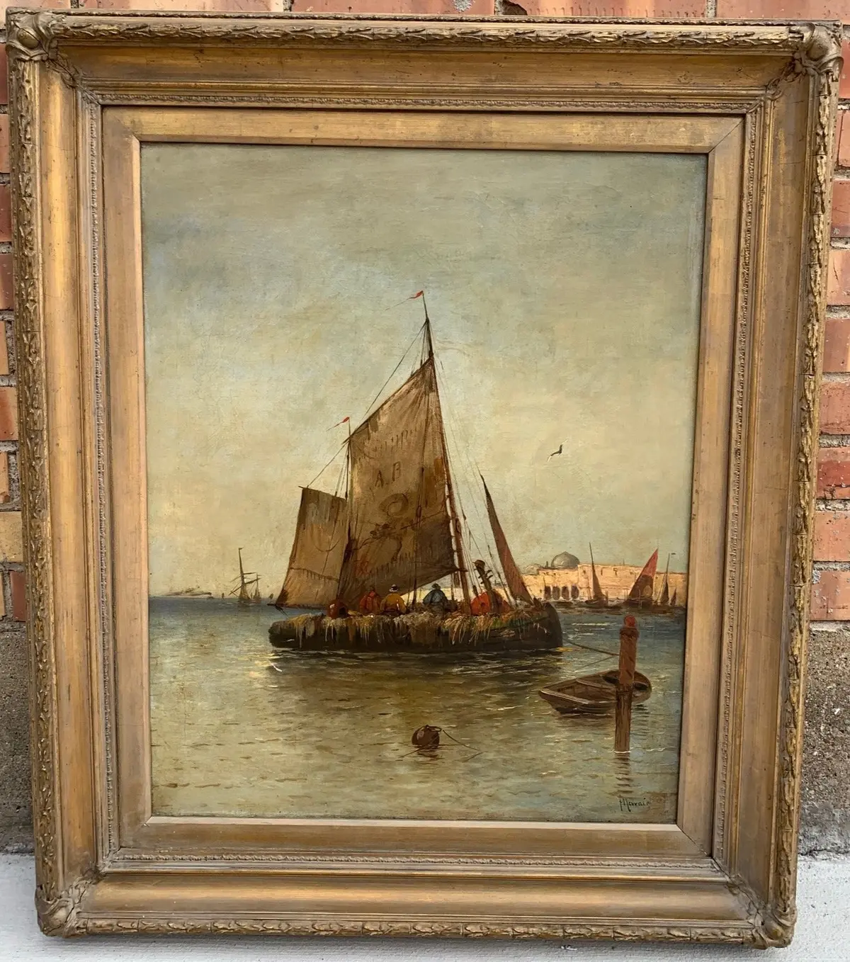 Sail Boat Painting On Canvas 1