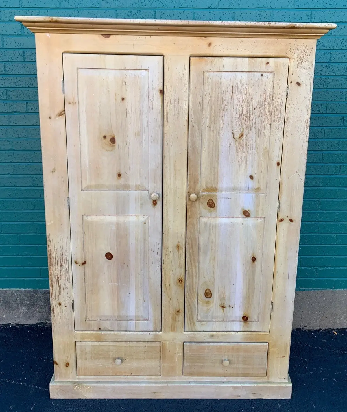Pine Wall Cupboard 1