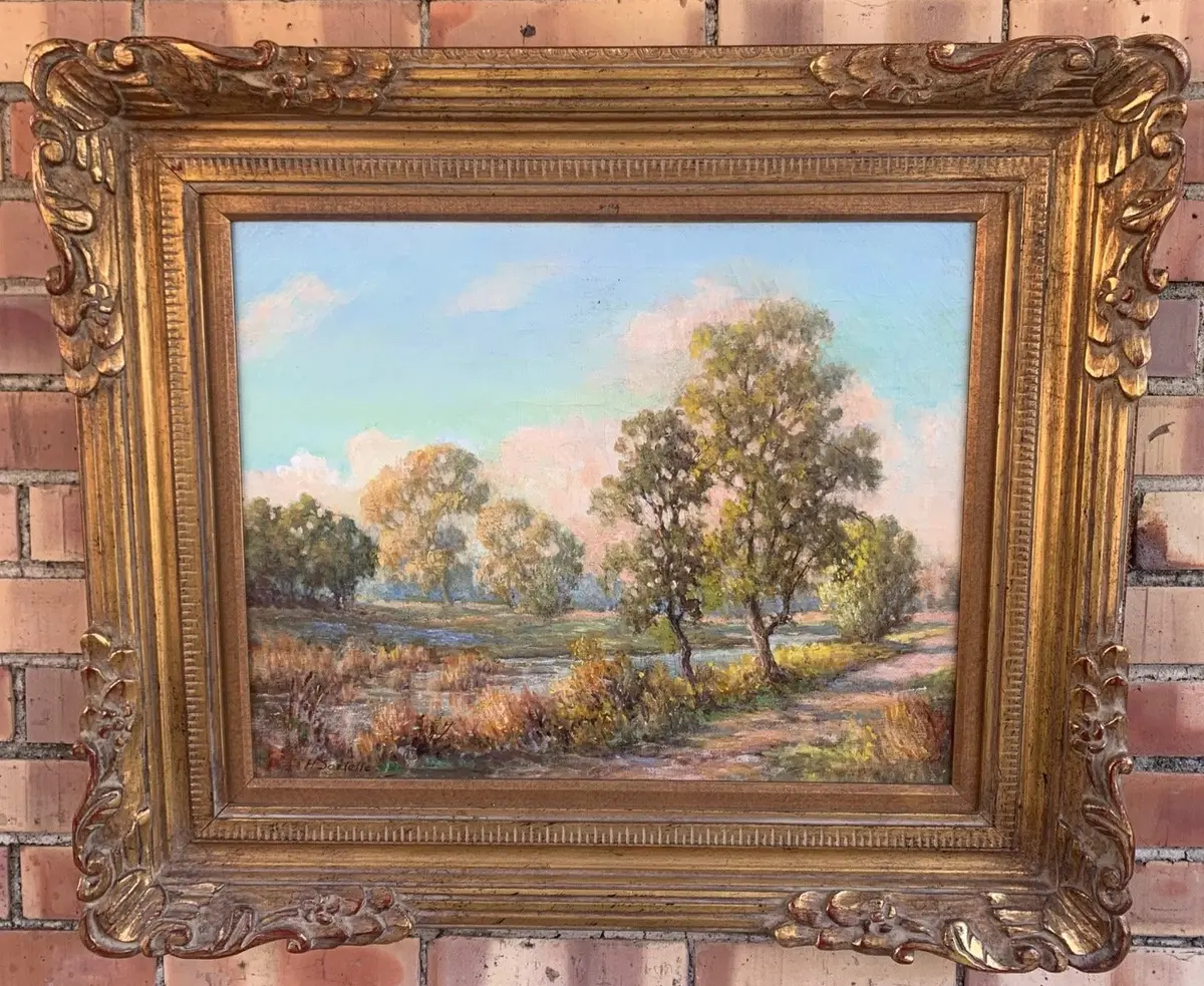 Herbert Sartelle Oil On Canvas Landscape 1