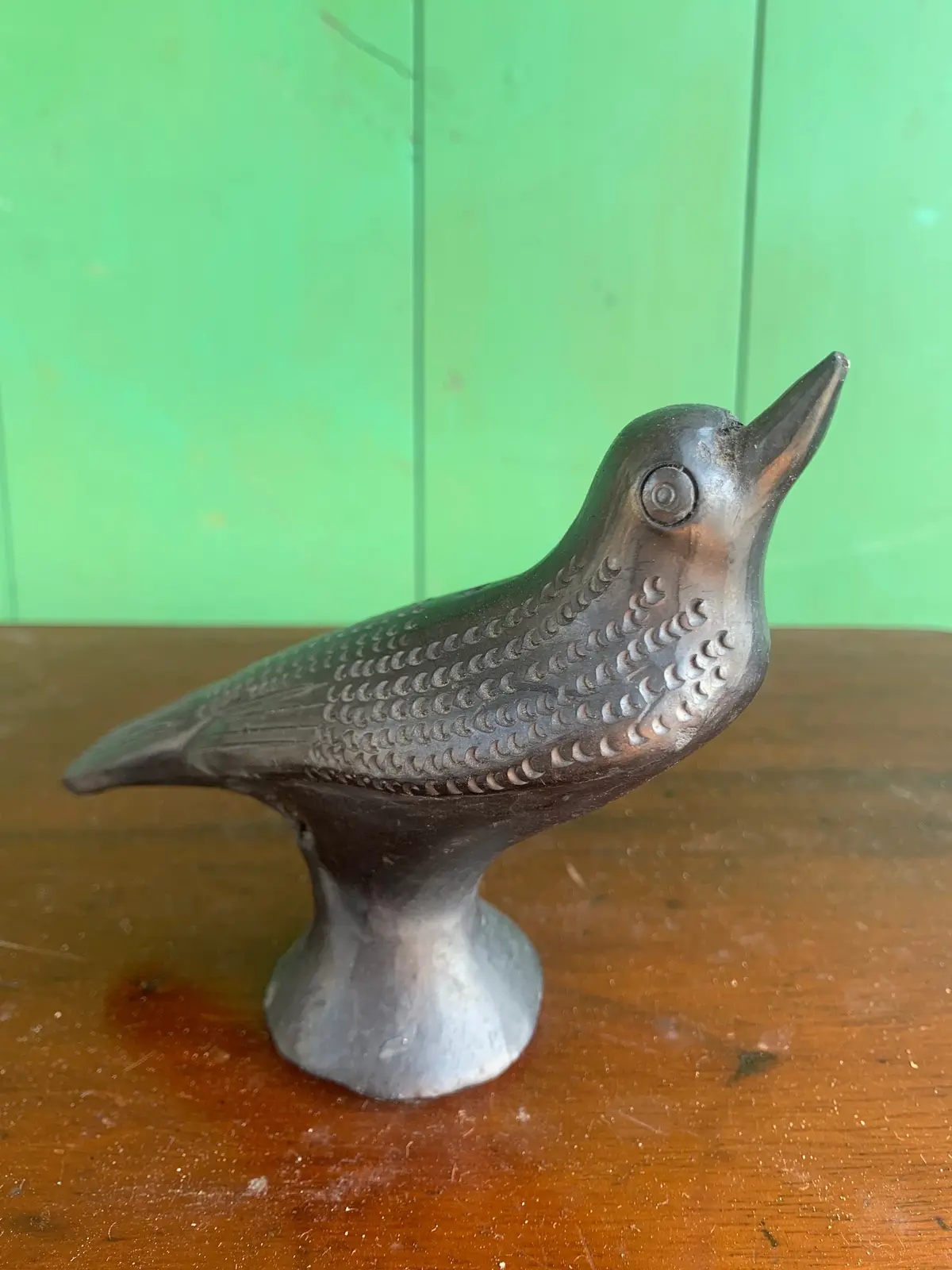 Small Black Bird Statue 1