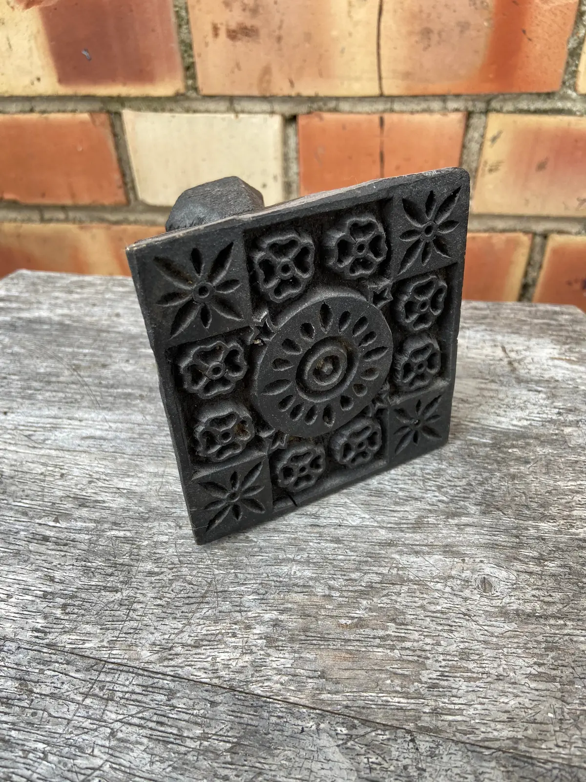 Large Black Wooden Stamp 1