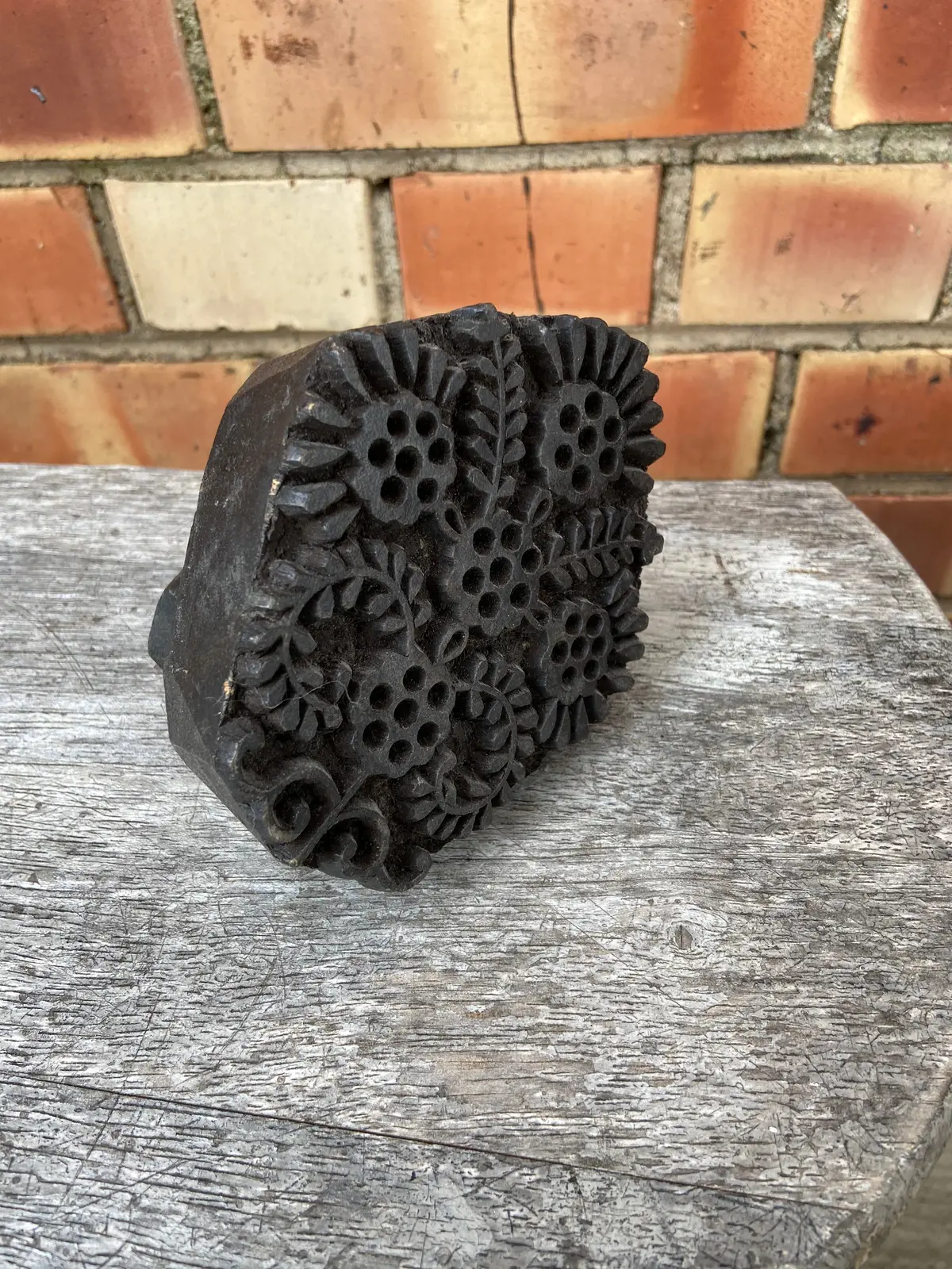 Large Black Wooden Stamp 1