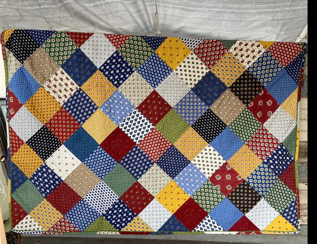 Bright Colored Quilt 1