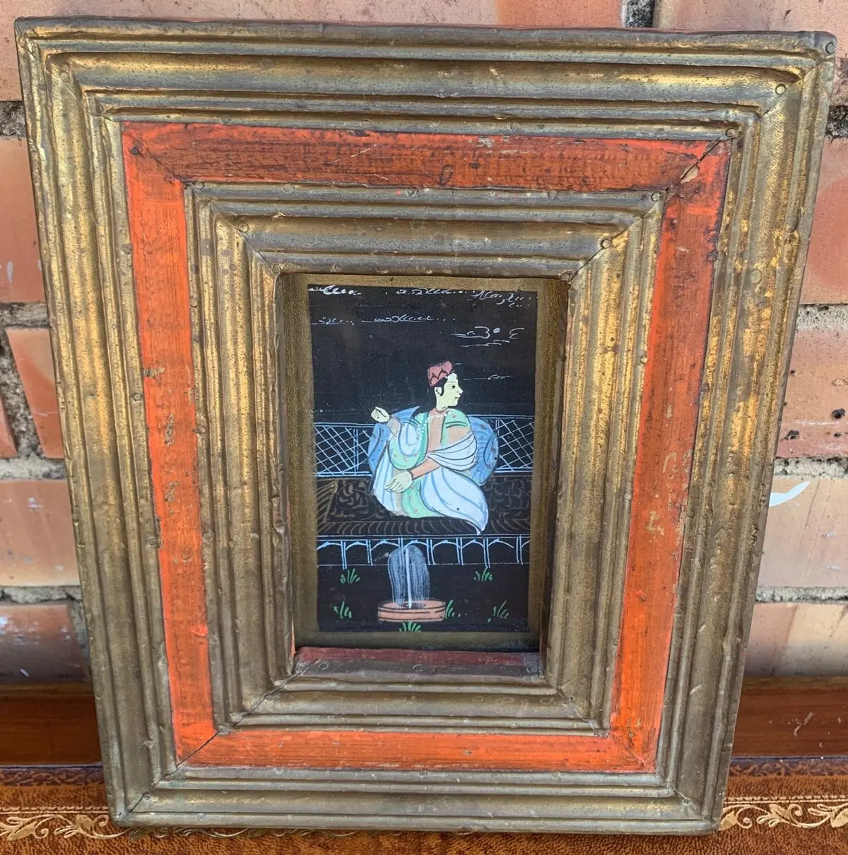 Small Framed Indian Painting Of Man 1