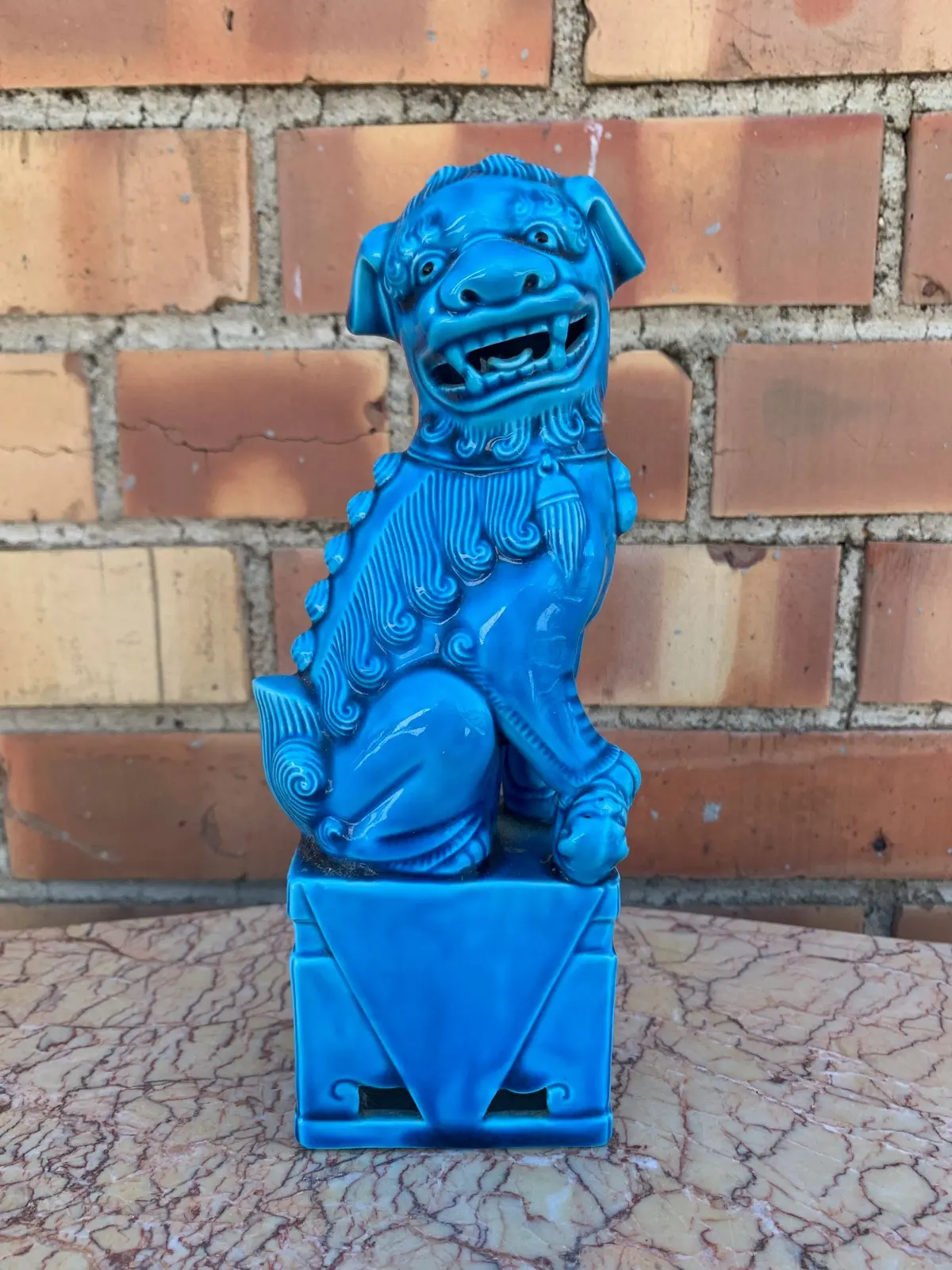 Turquoise Medium Foo Dog 1