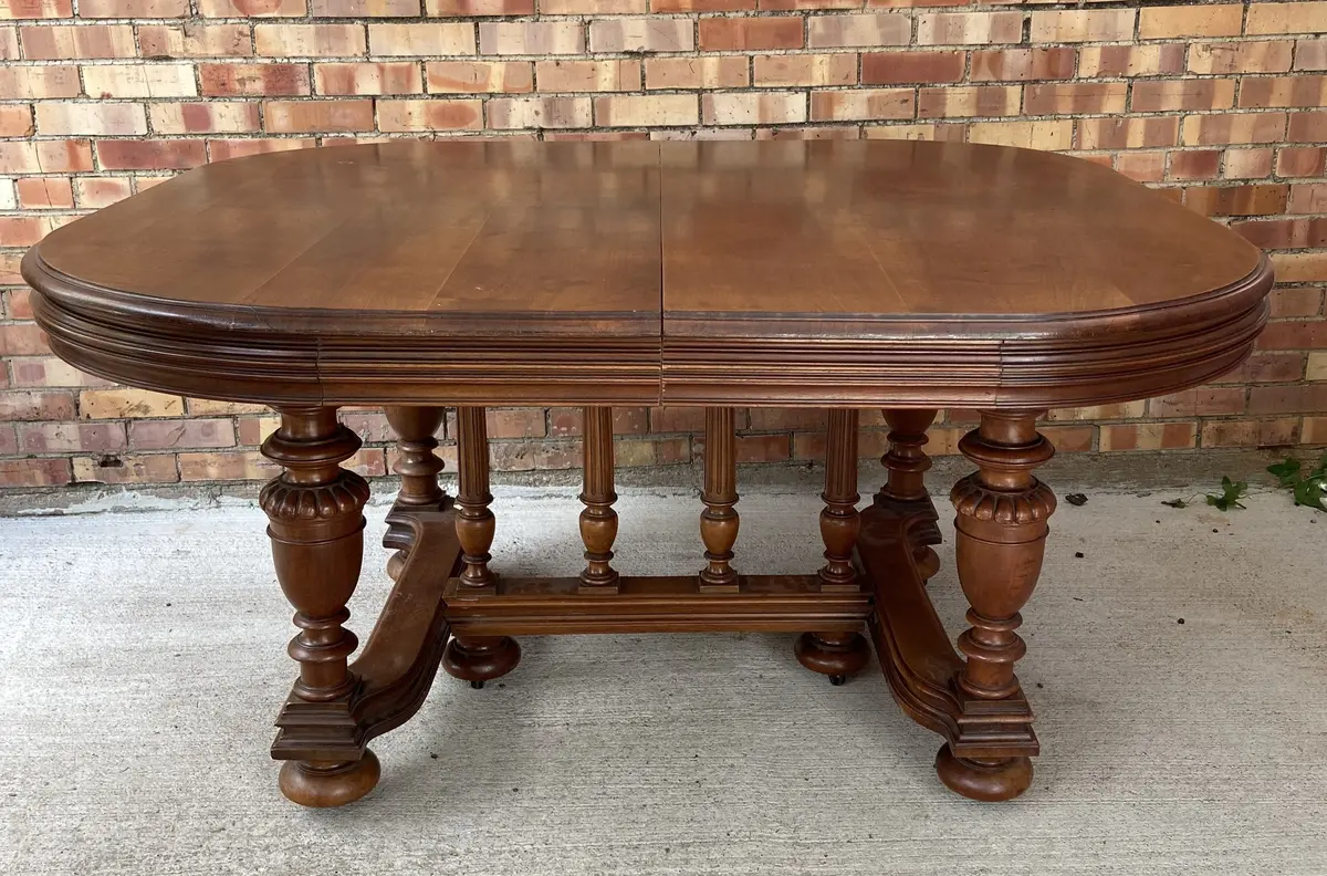 Henri Ii Walnut Dining Table 1