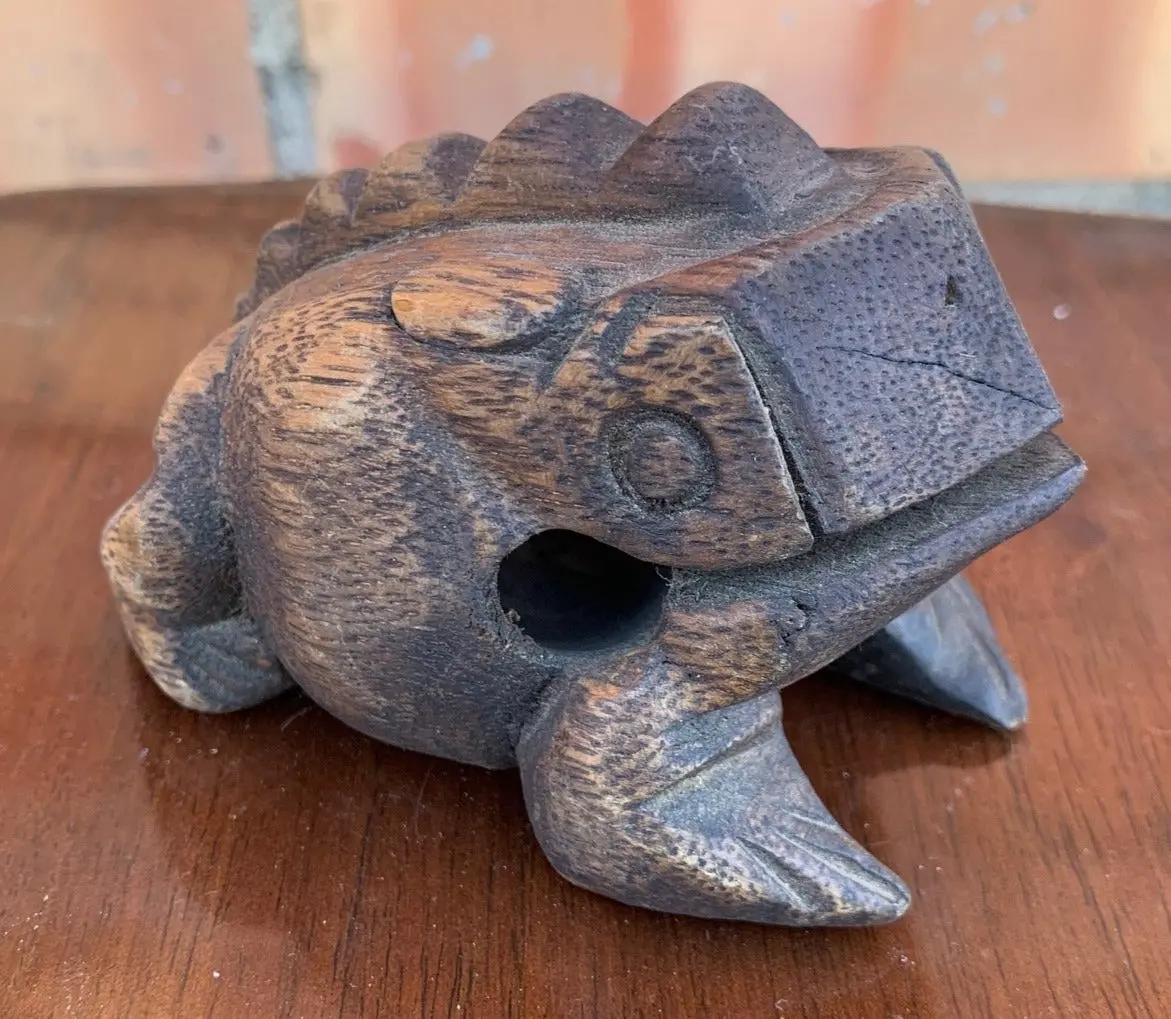 Wood Frog Musical Instrument 1