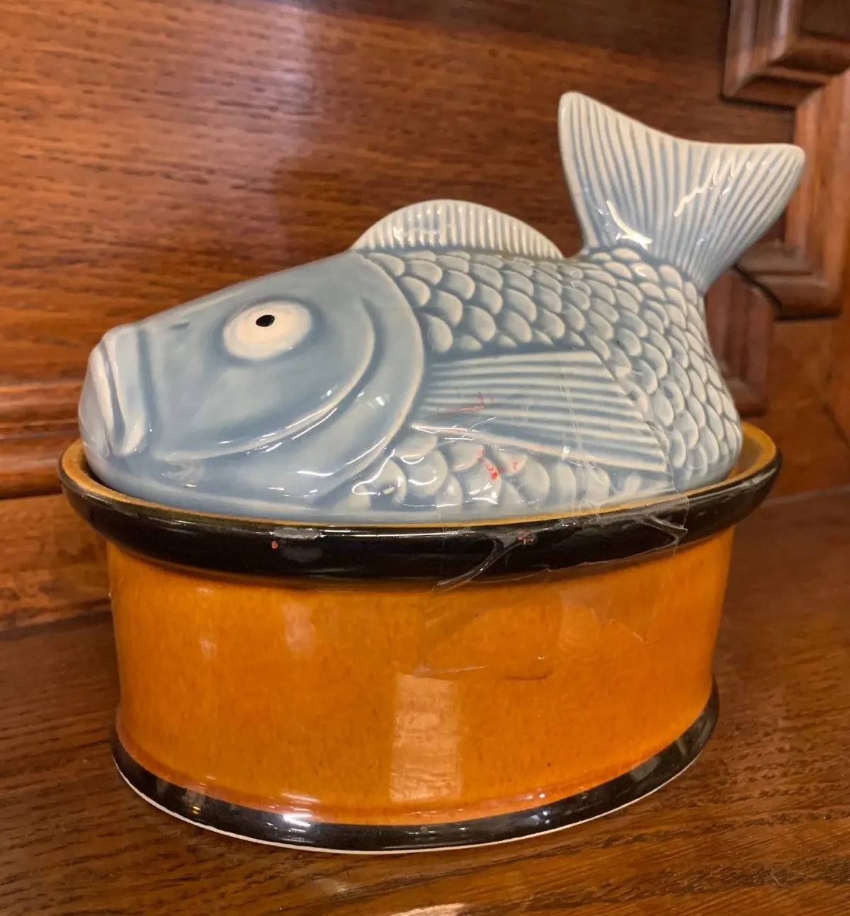 Portuguese Crock Fish Tureen 1
