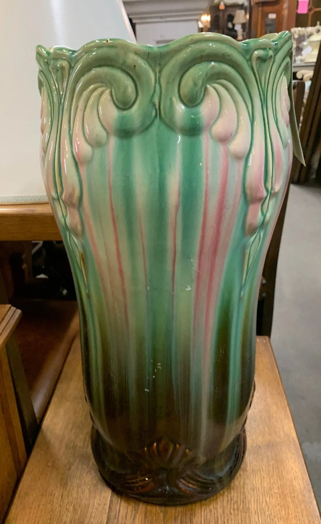 Majolica Umbrella And Stick Stand 1