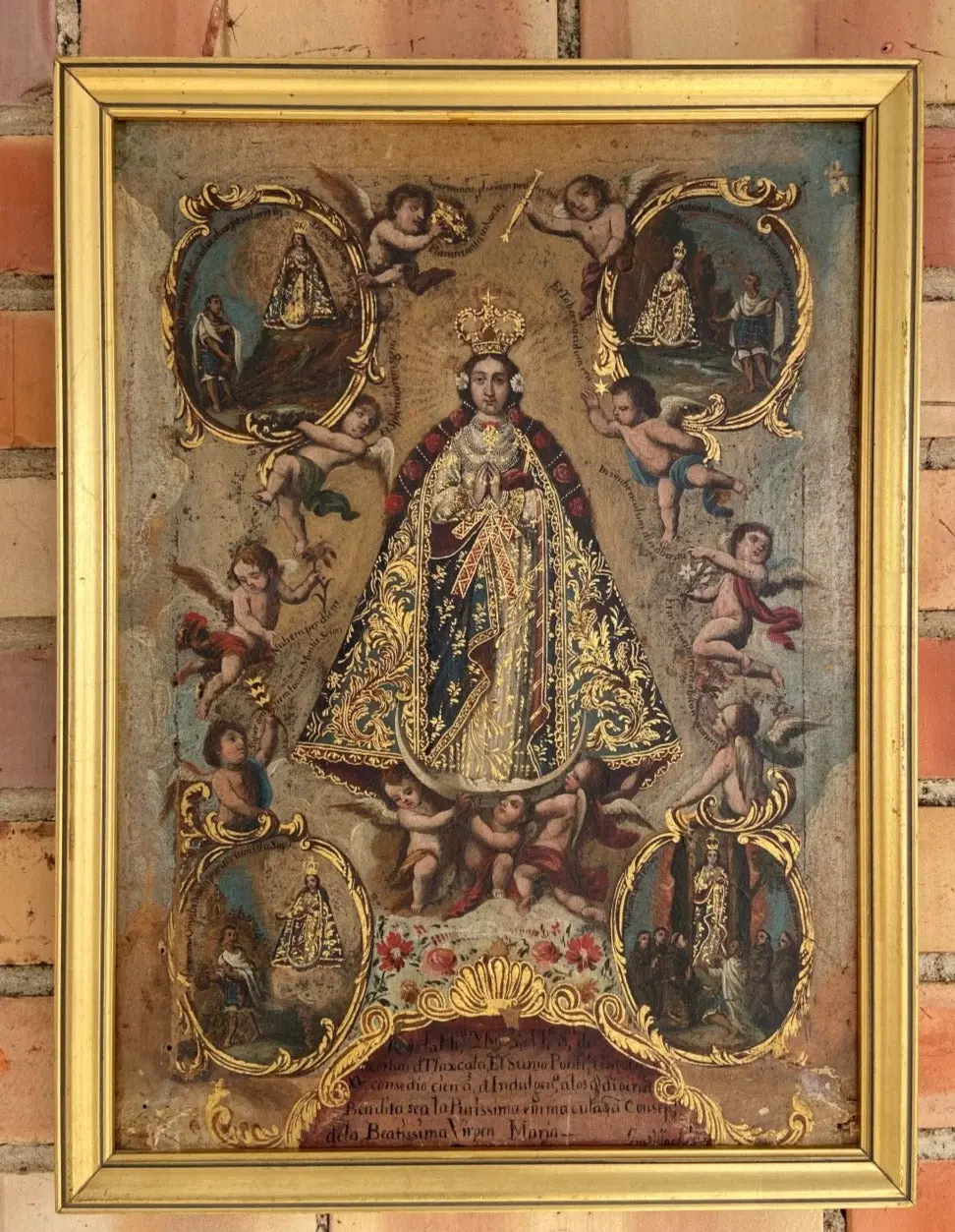 Early Religious Painting As Is - Immacultade Conception 1
