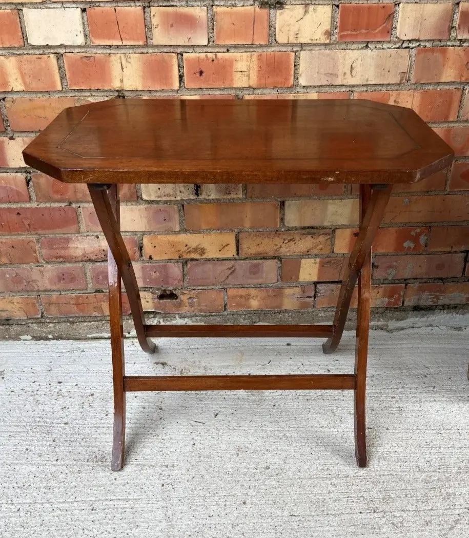 Small X Form Mahogany Table 1