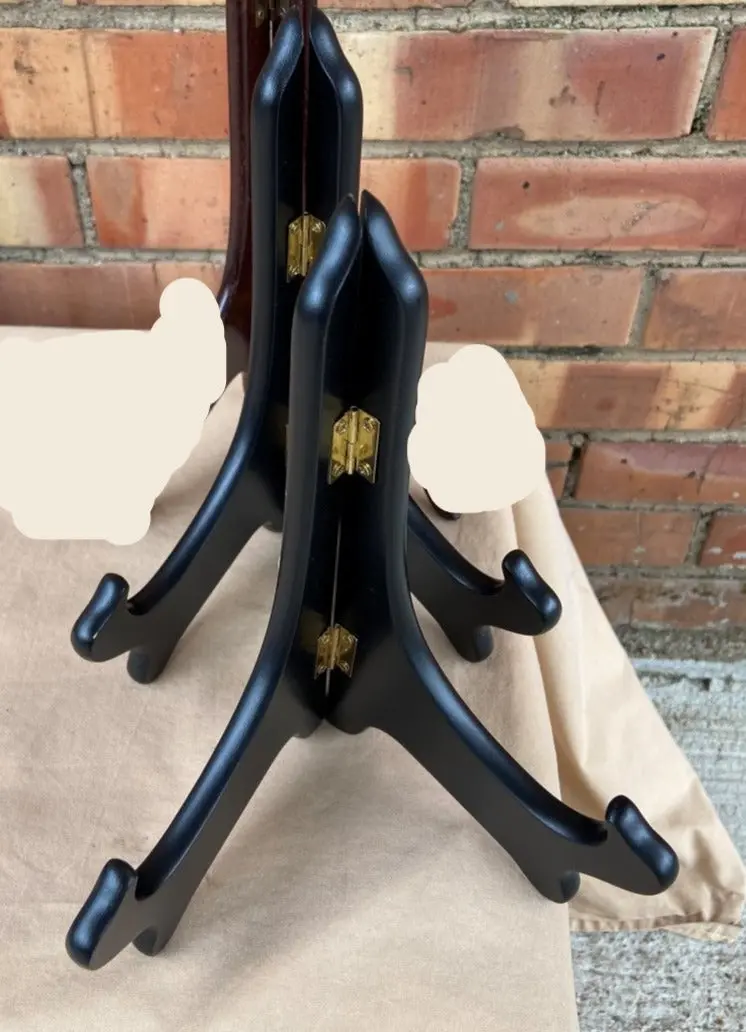 Pair Of Tall Plate Stands 1