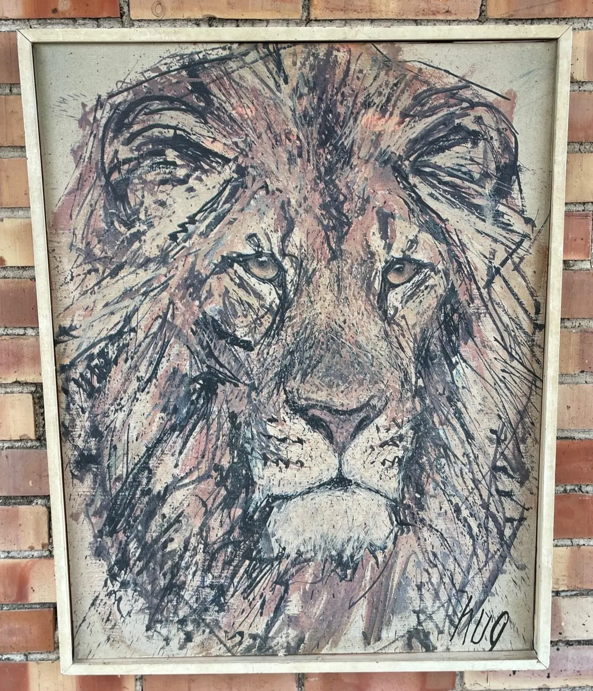 Large Unframed Lion Giclee 1