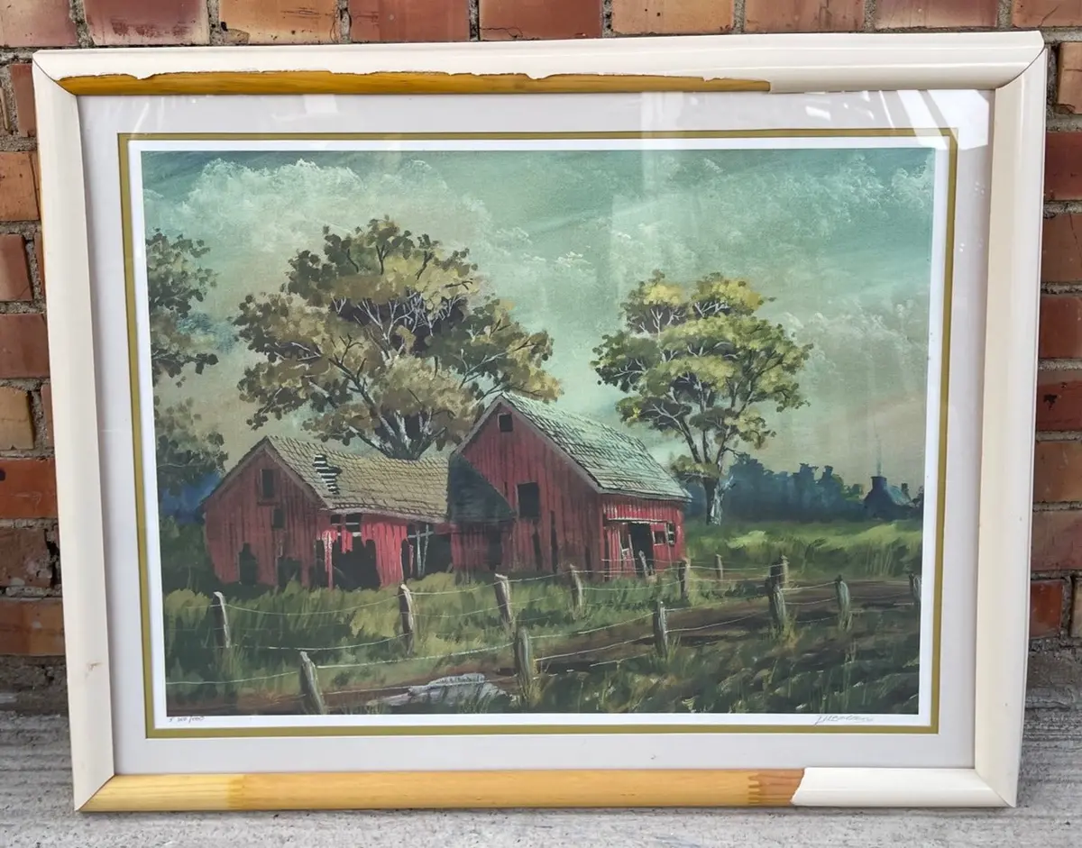 As Found Barn Print Signed And Numbered 1