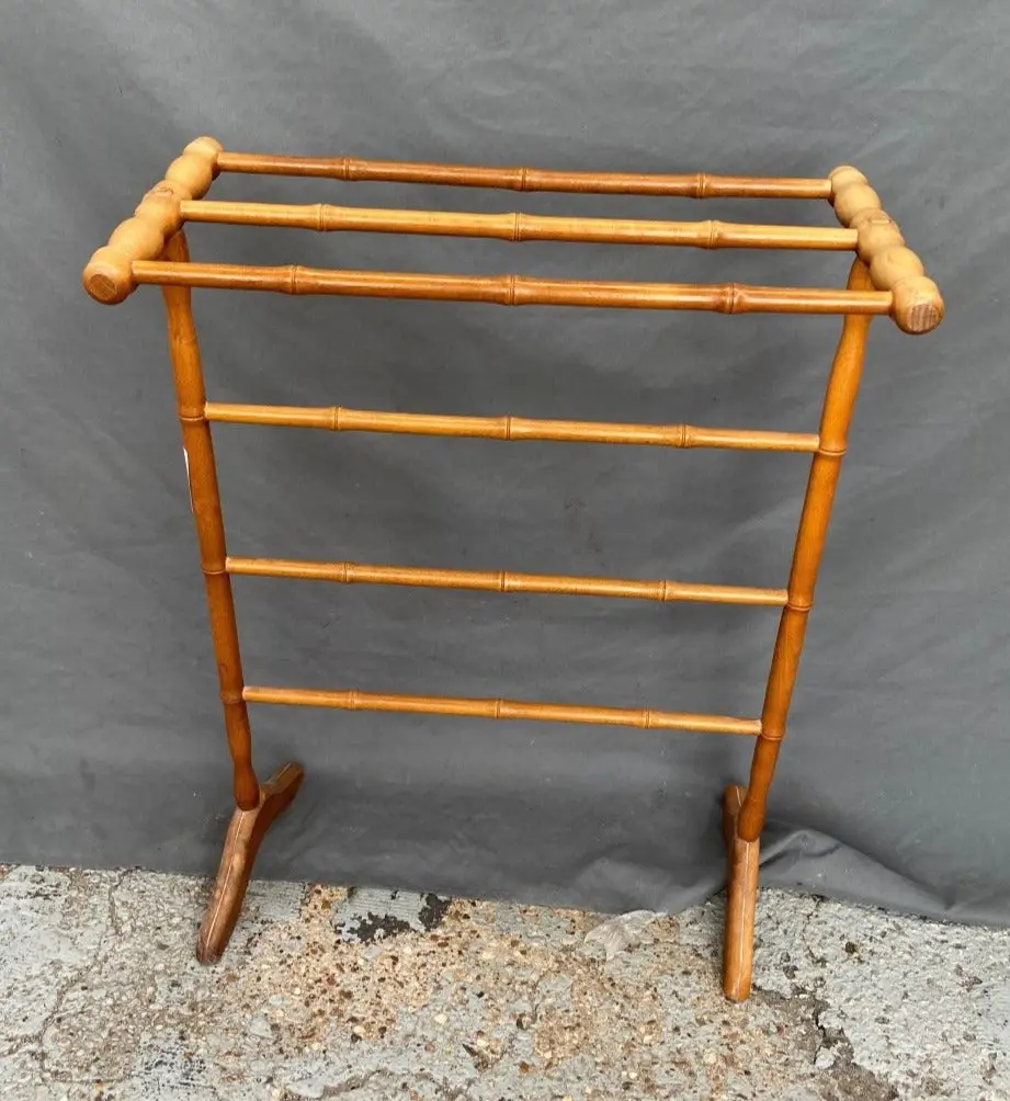 Faux Bamboo Quilt Rack 1