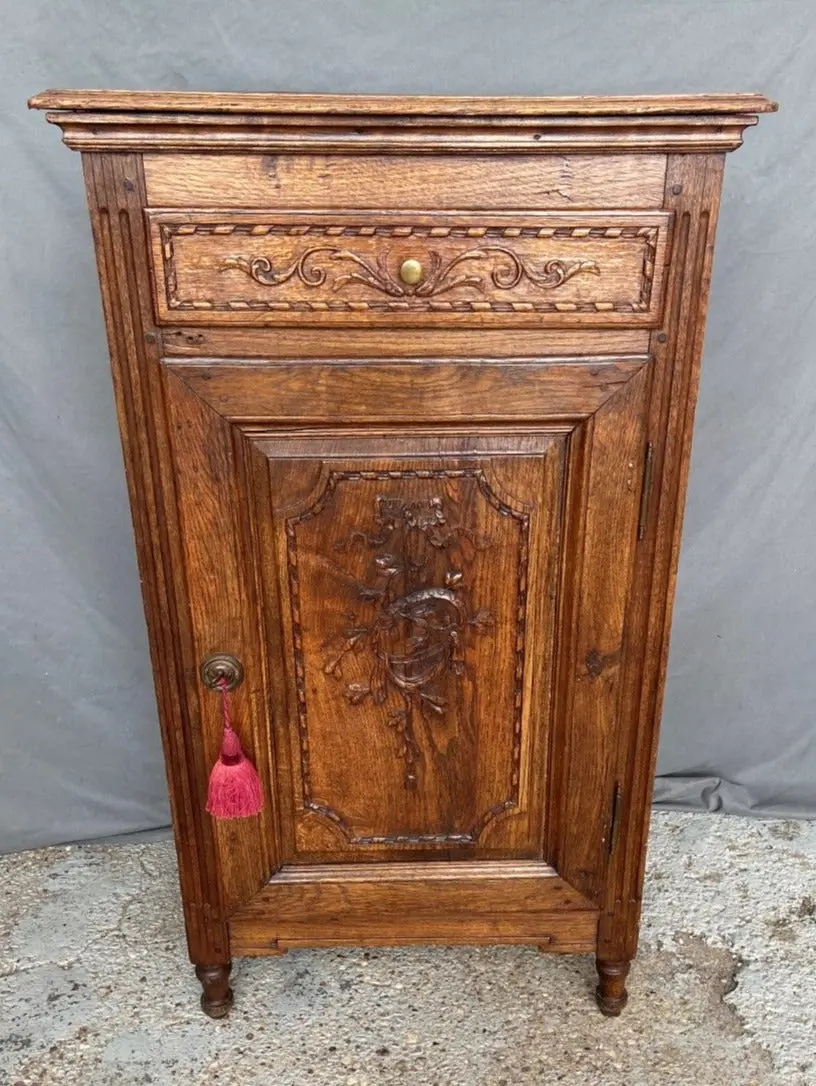 19Th Century French Oak Confiturier 1