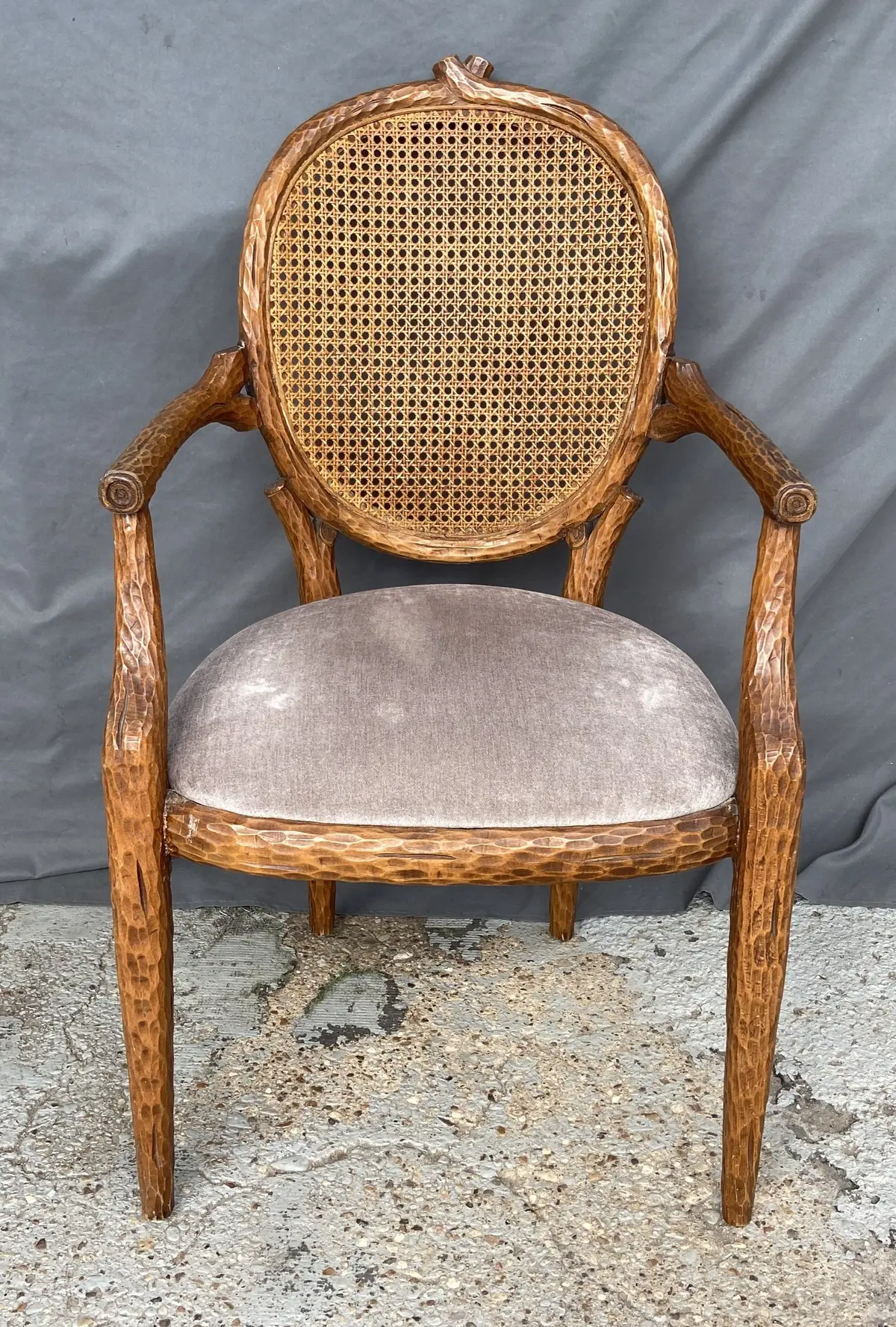 Black Forest Cane Back Chair 1