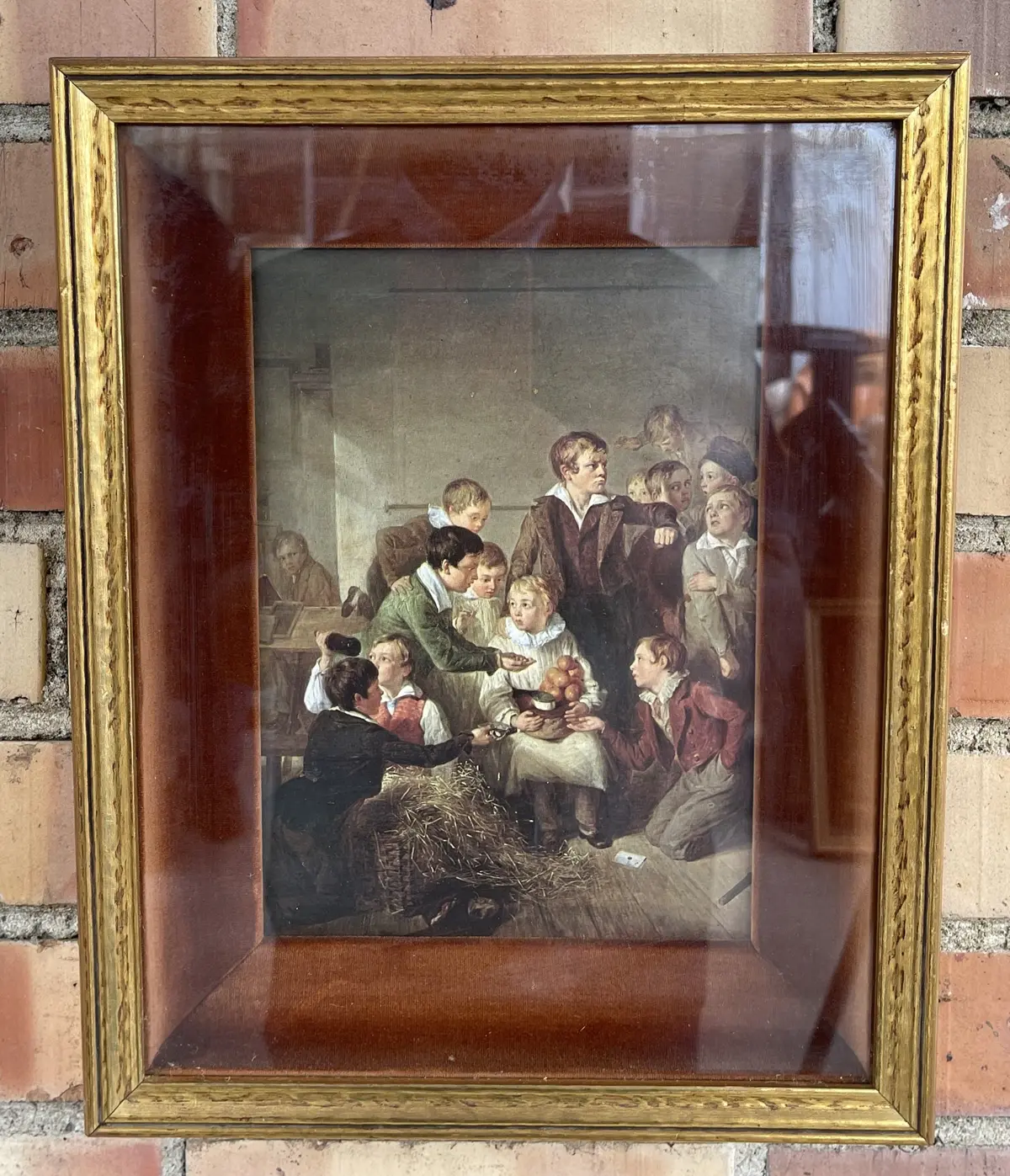 Glt Framed Shadow Box With Picture Of Children 1