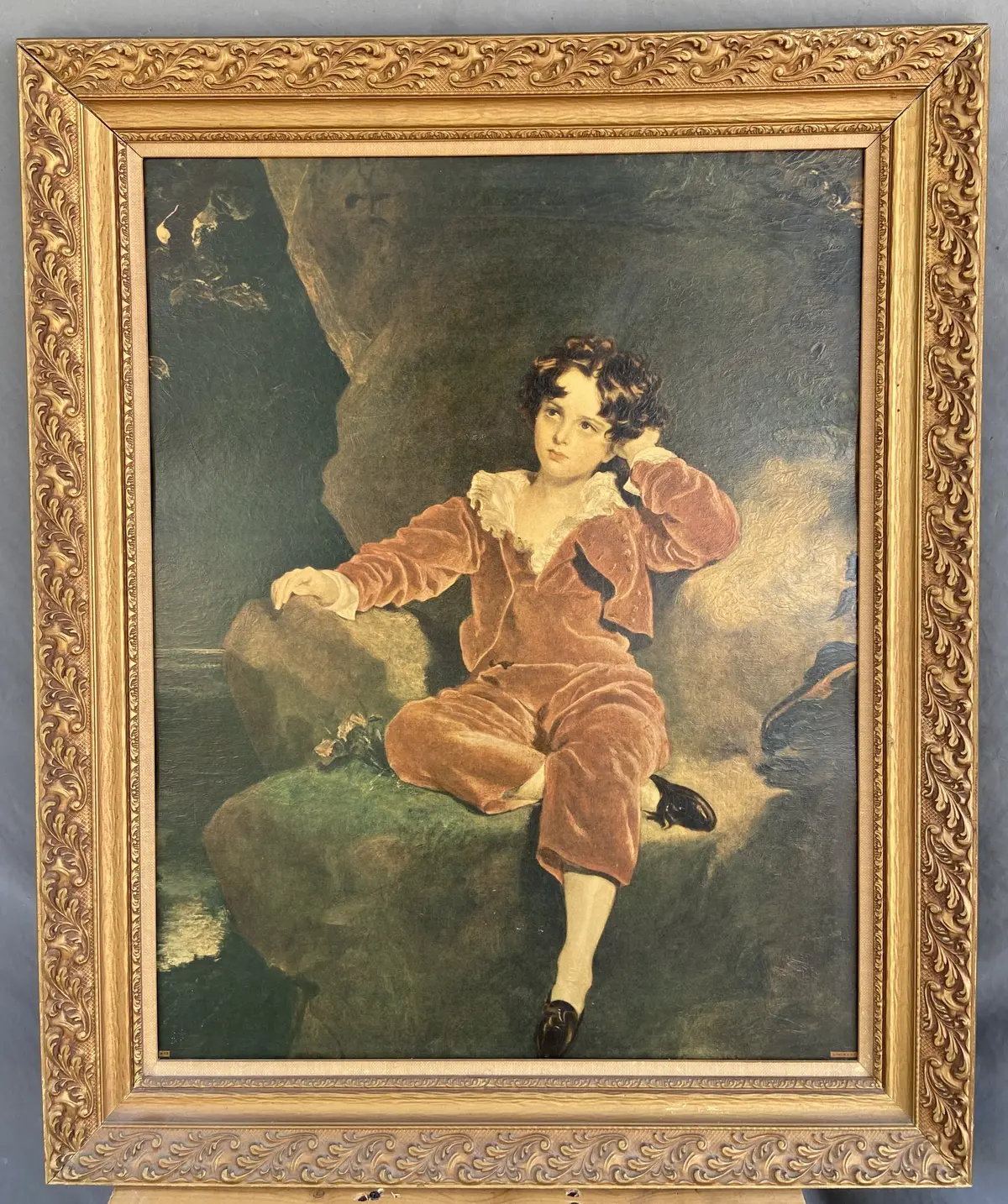 Medium Gold Frame With Reproduction Masterpiece 1