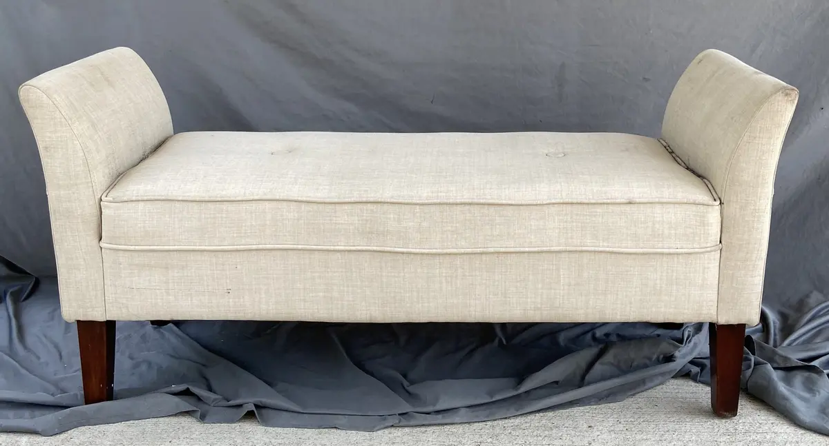 Small Bench With As Is Upholstery 1
