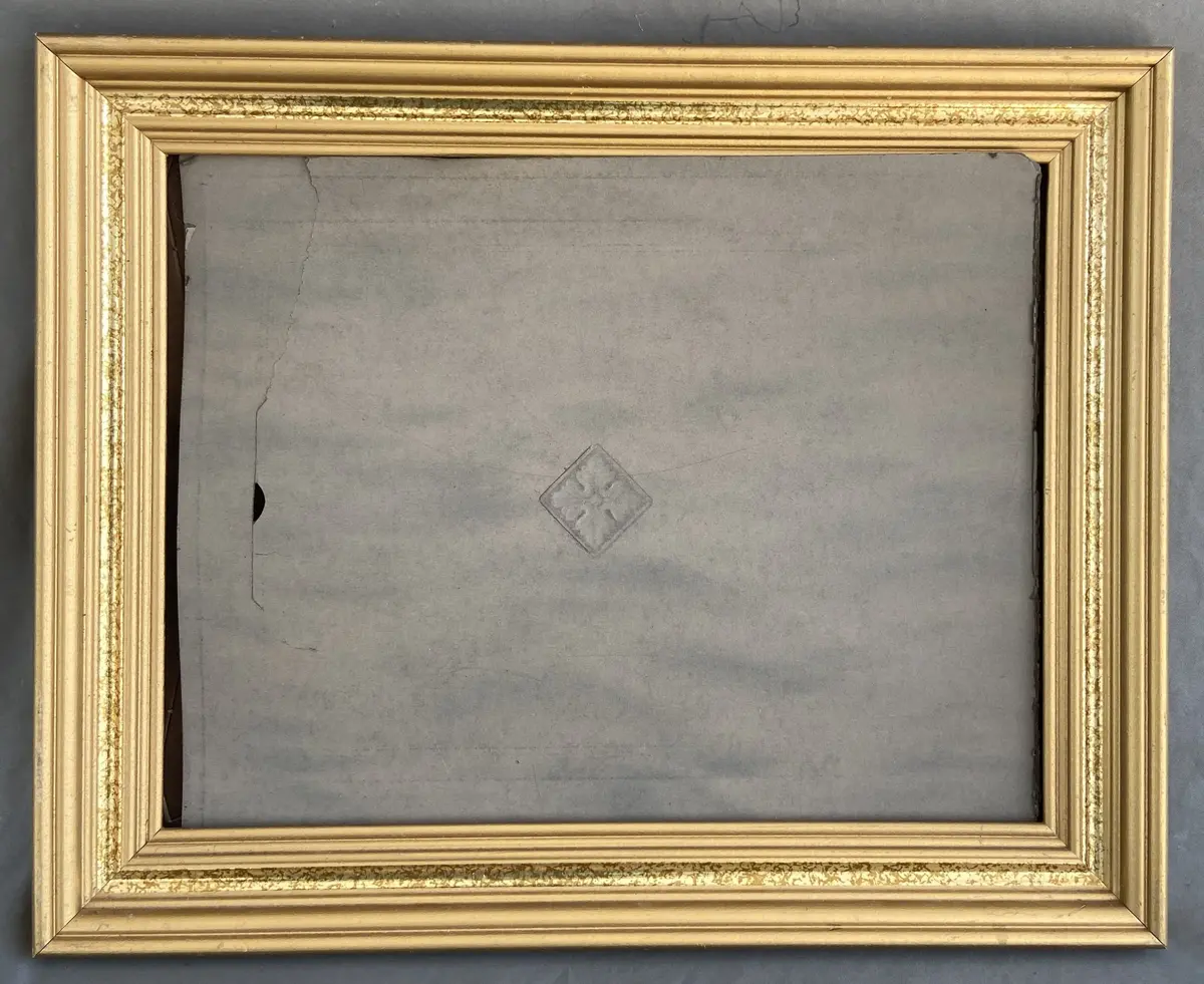 Small Gold Frame For 10" X 13" 1