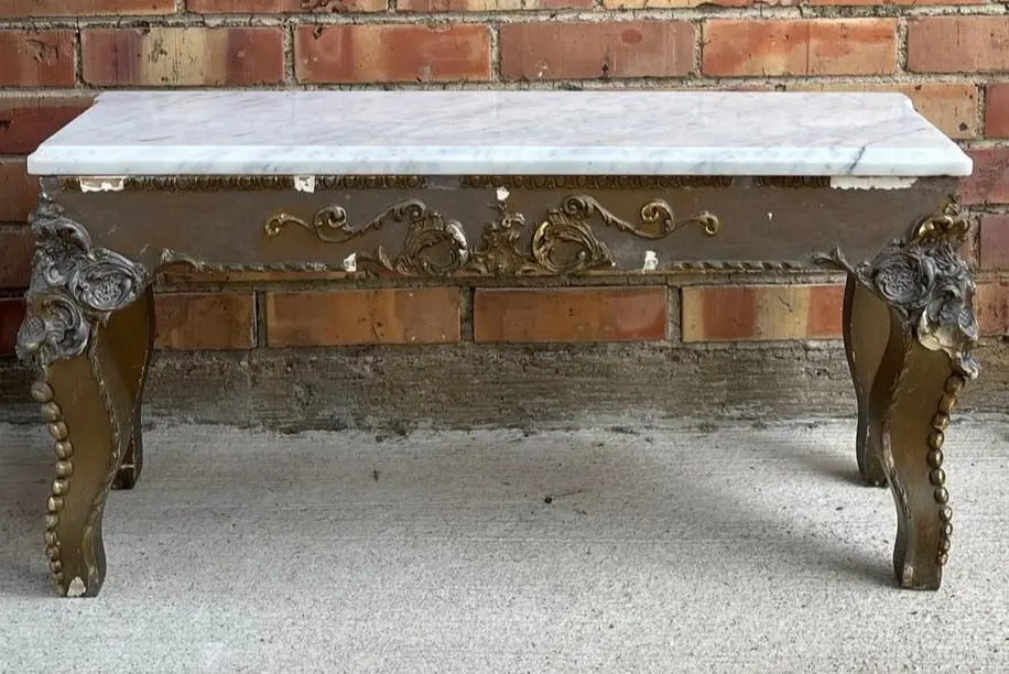 As Found Marble Top Low Base For Mirror 1