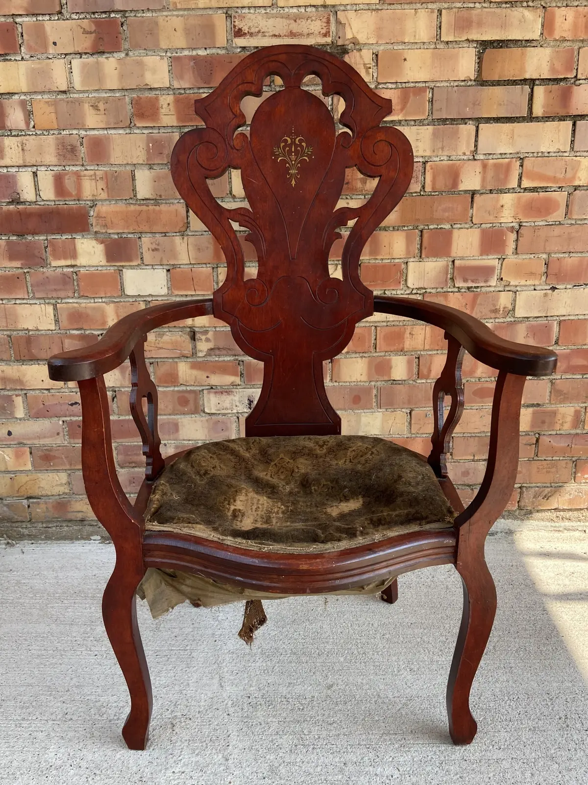 American Birch Arm Chair - As Found 1