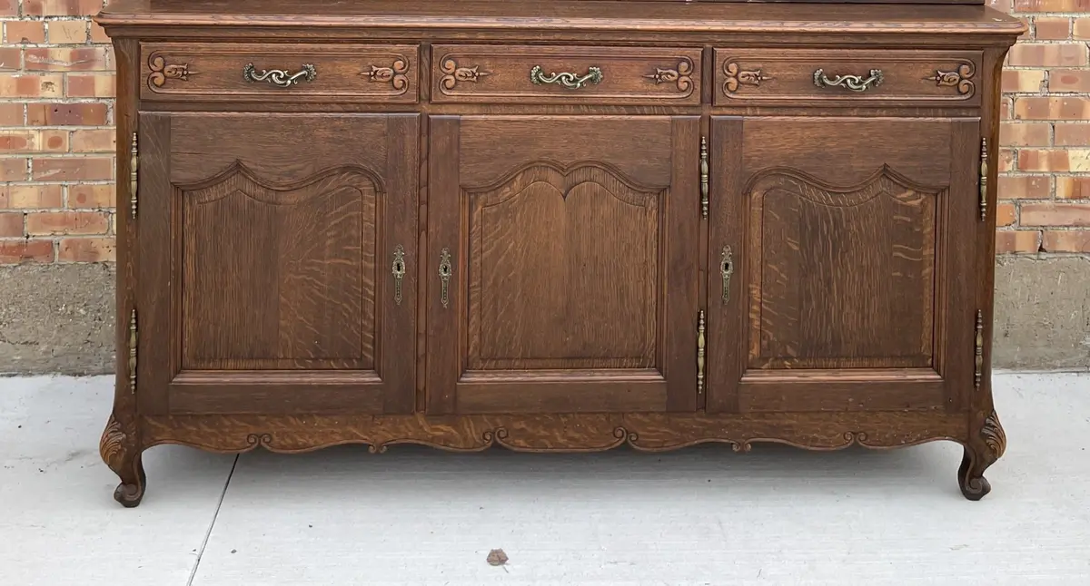 Country French Dark Oak Sideboard 1