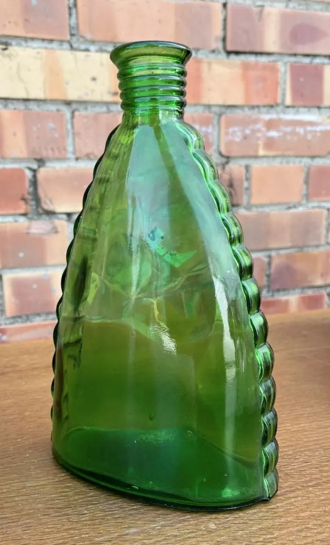 Green Triangle Shaped Bottle 1