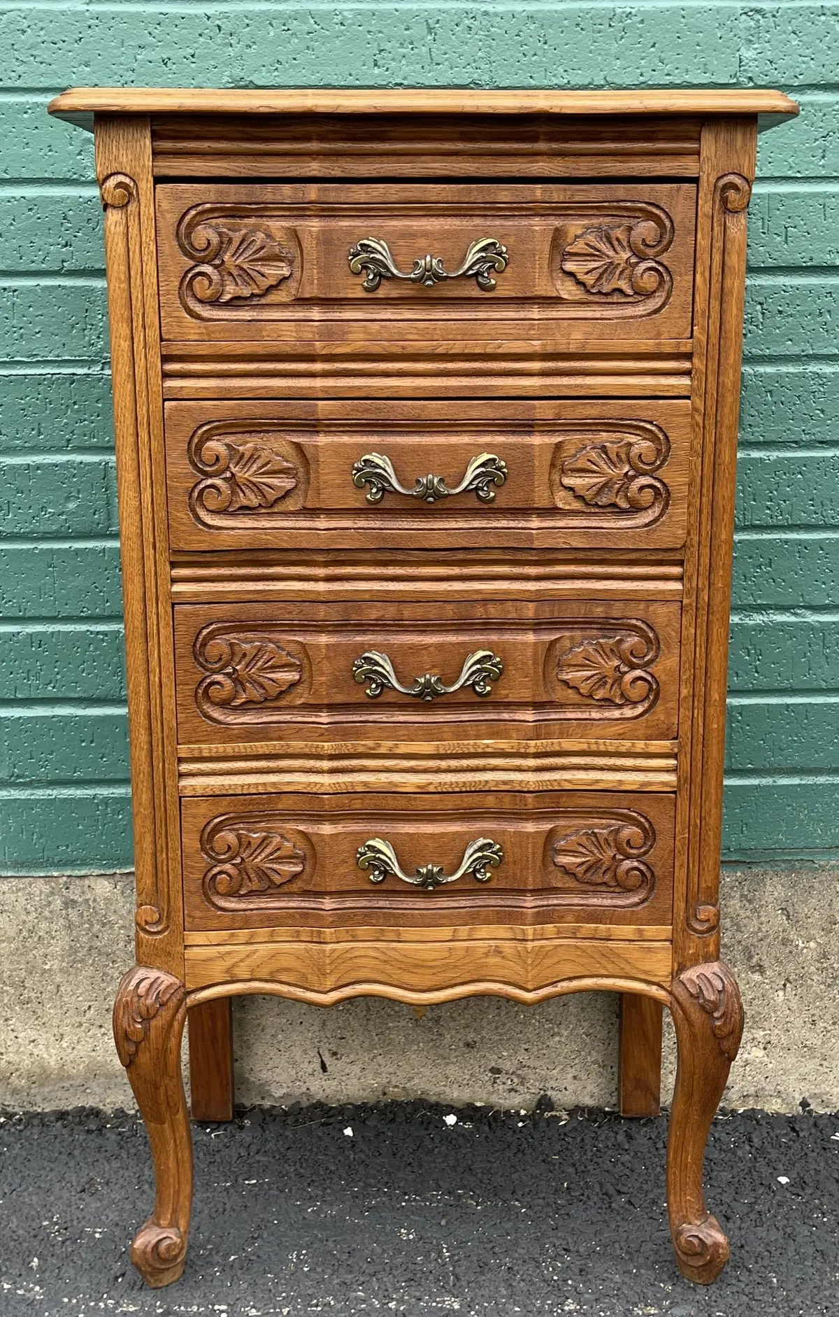 Tall Shallow 4 Drawer Chest 1