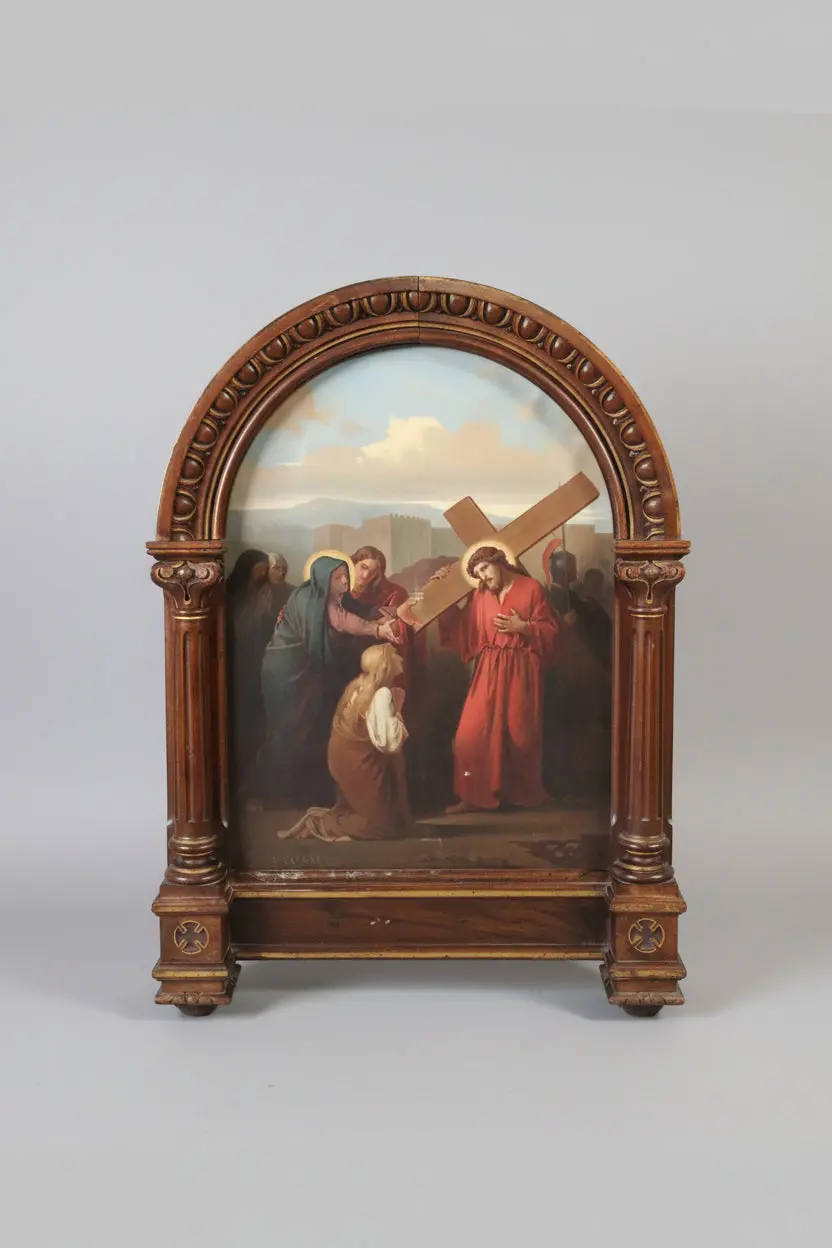 Station Of The Cross Oil Painting By Edouard Cabane 1