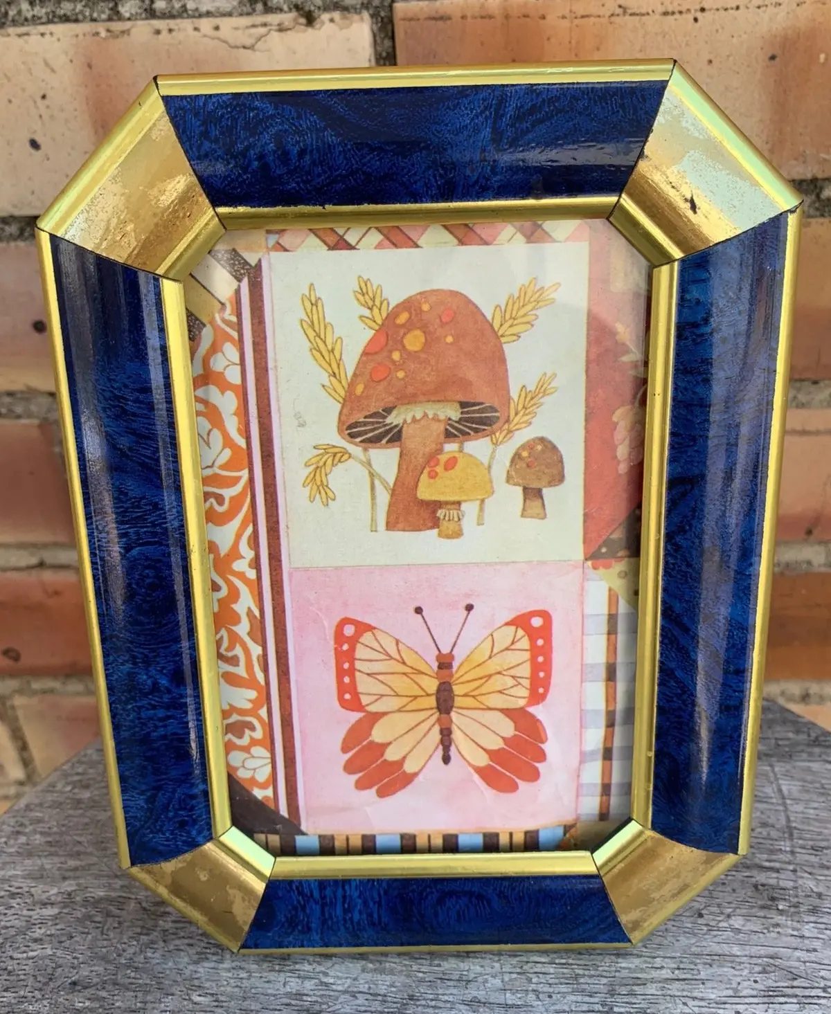 Small Blue And Gold Frame 1