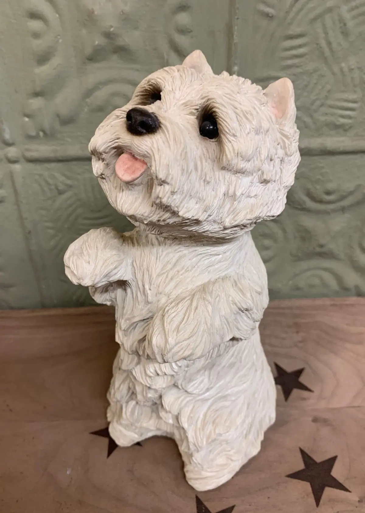 Sold Large Resin Dog Figure 1