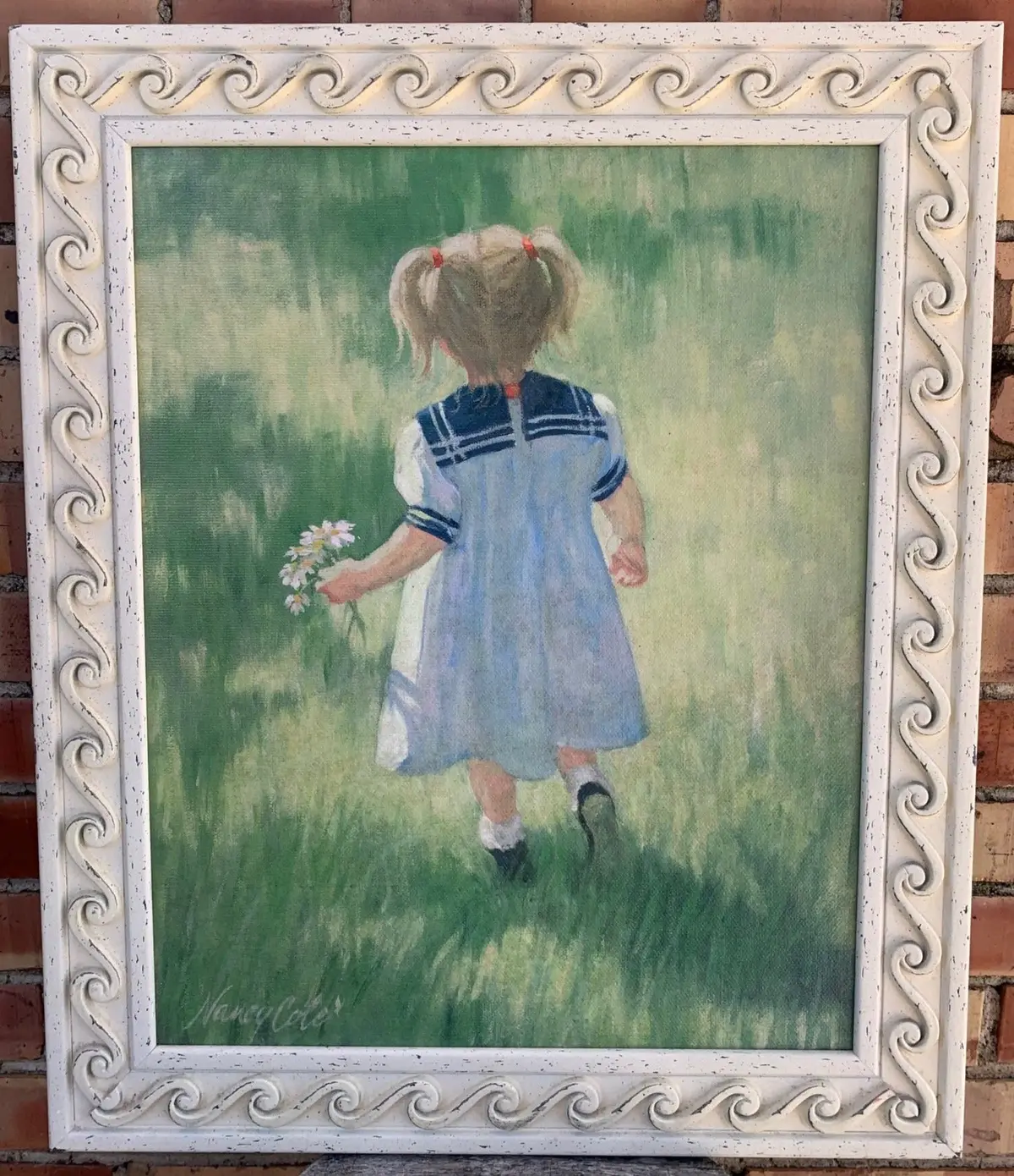 Oil Painting Of Young Girl By Nancy Cole 1
