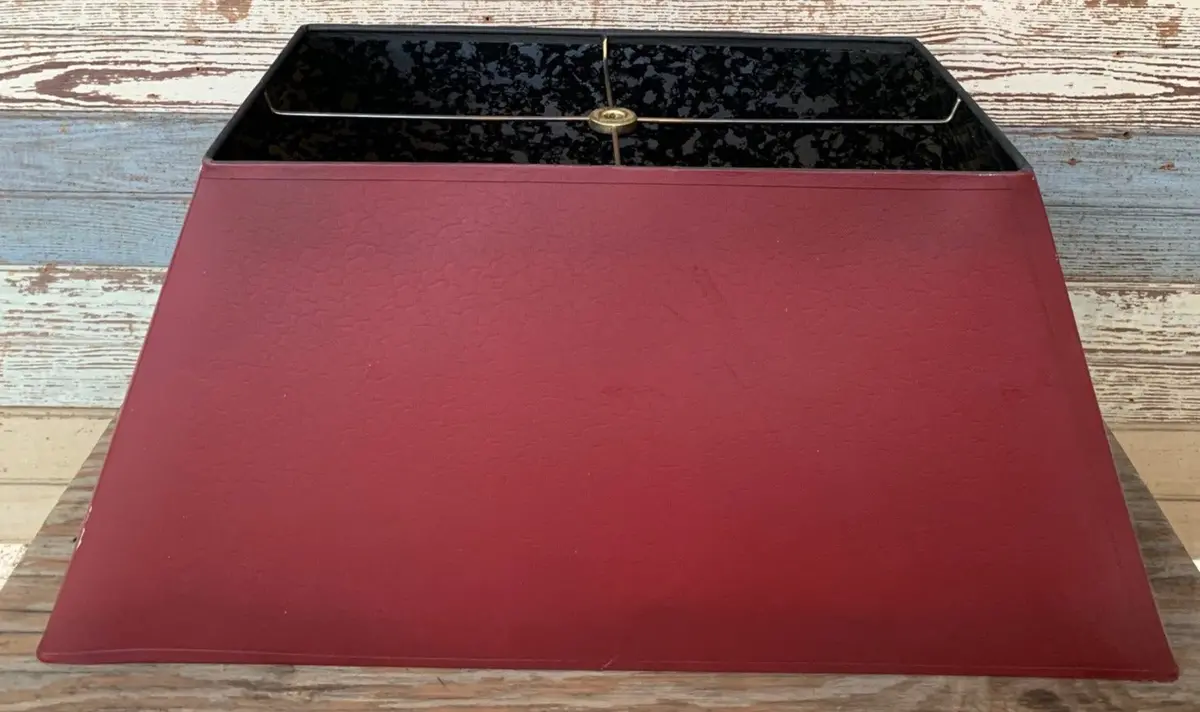 Rectangular Large Red Shade 1