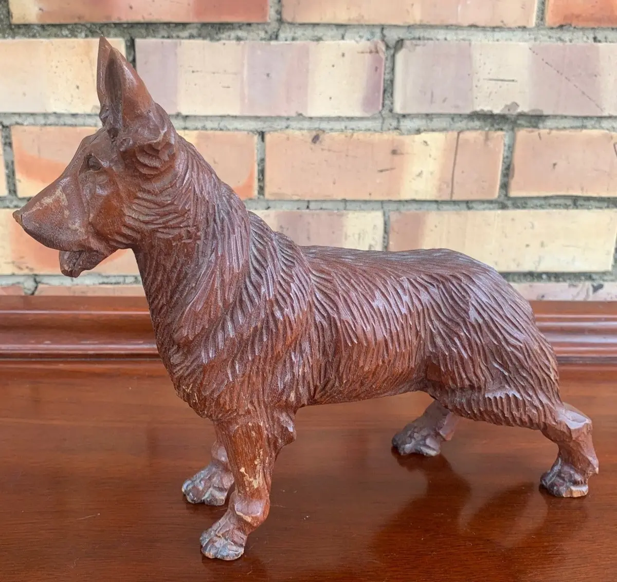 Rin Tin Tin Wood Dog 1