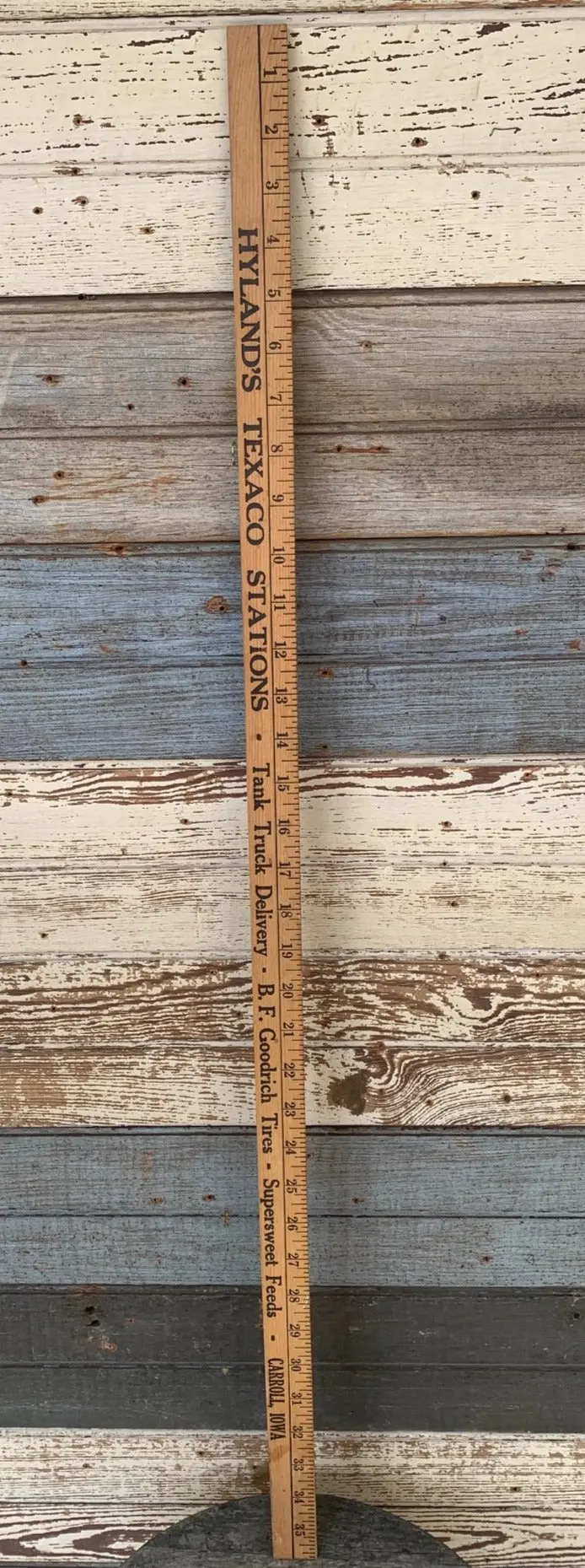 Hyland's Texaco Yard Stick Ruler 1