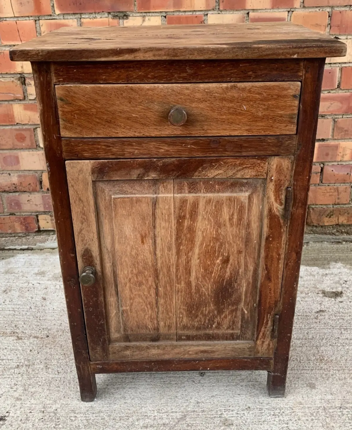 Not Old Small Rustic 1 Door Cabinet 1