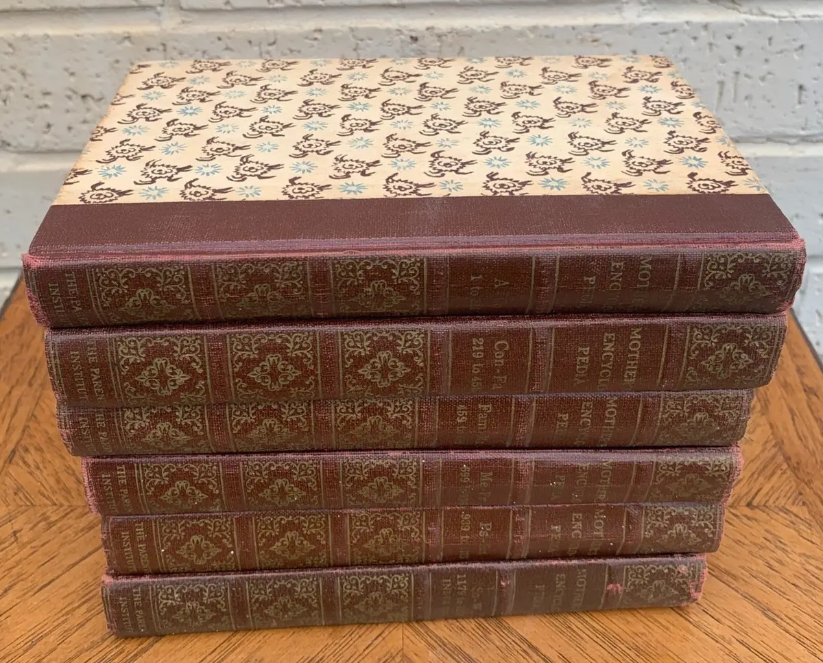 Set Of 6 Mother's Encyclopedias 1