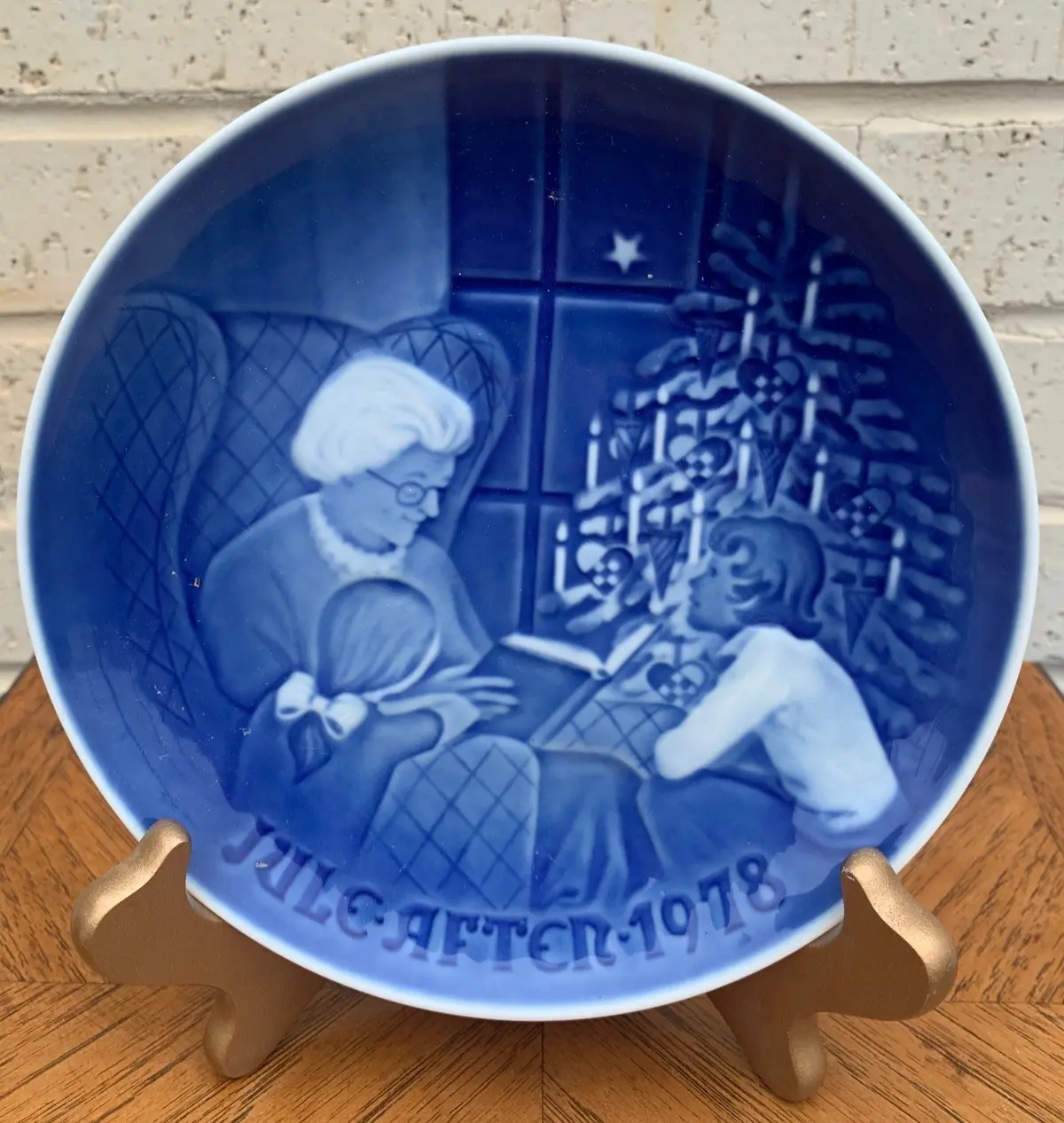1978 Blue And White Royal Copenhagen Plate 1