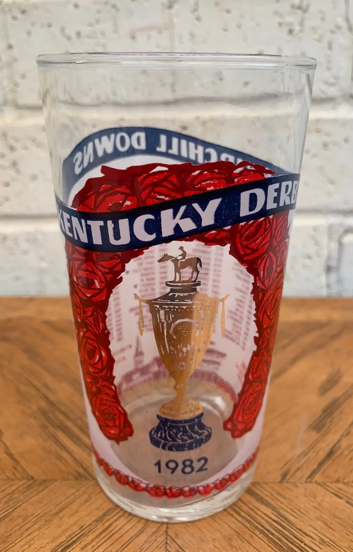 1982 Kentucky Derby Mint Julep Glass 1