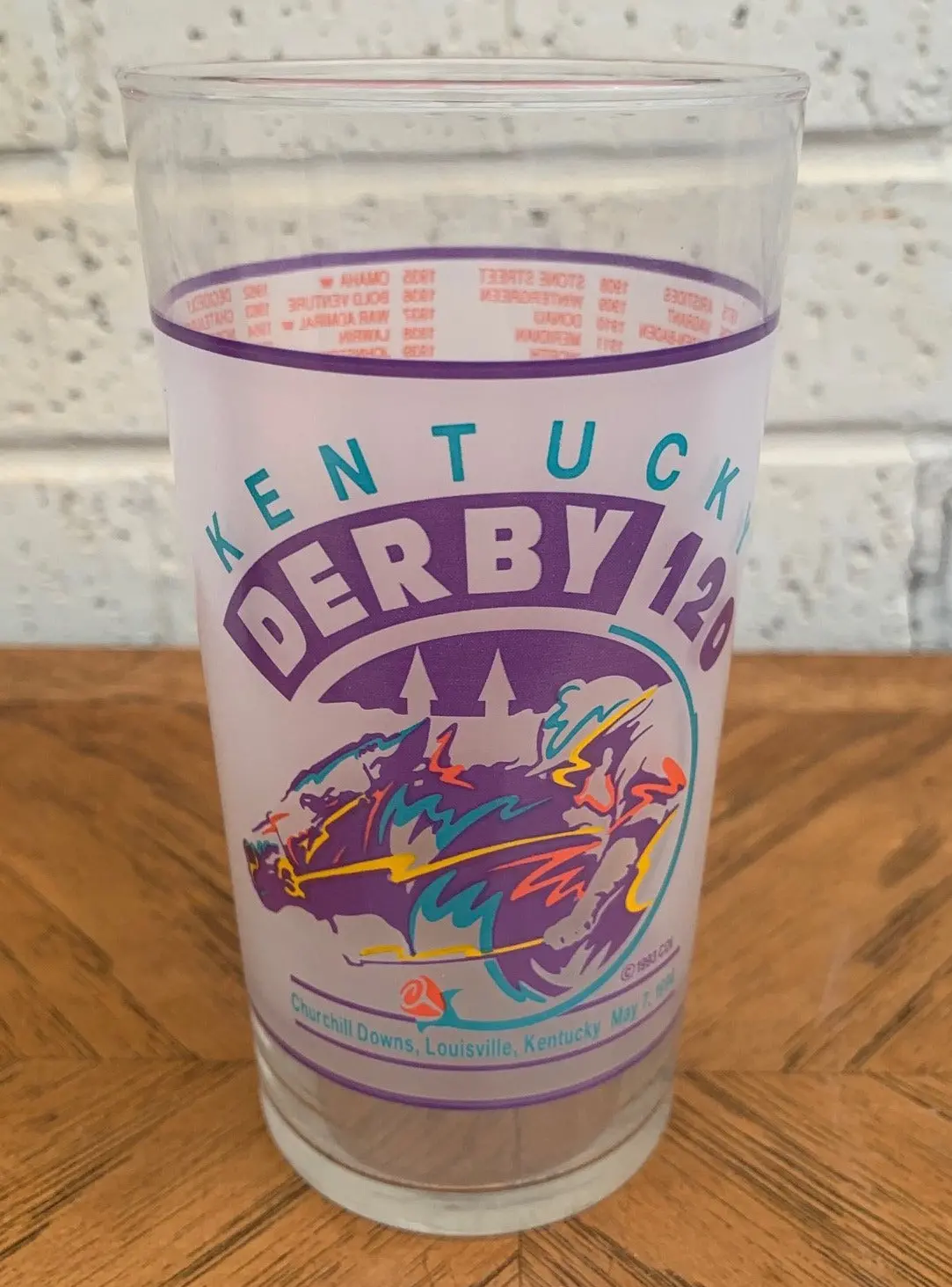 1994 Kentucky Derby Mint Julep Glass 1