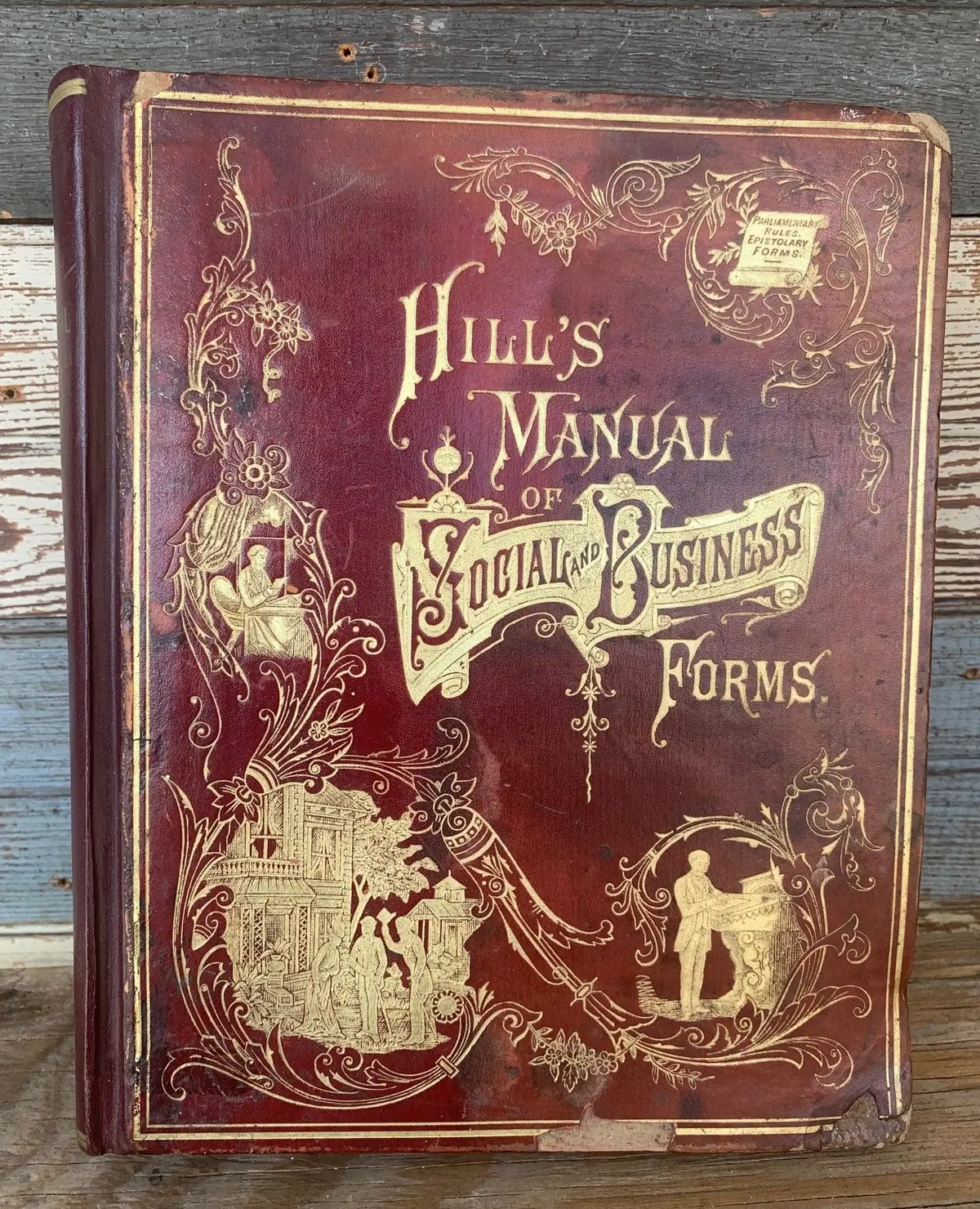 1886 Hills Manual Of Social Business Forms 1