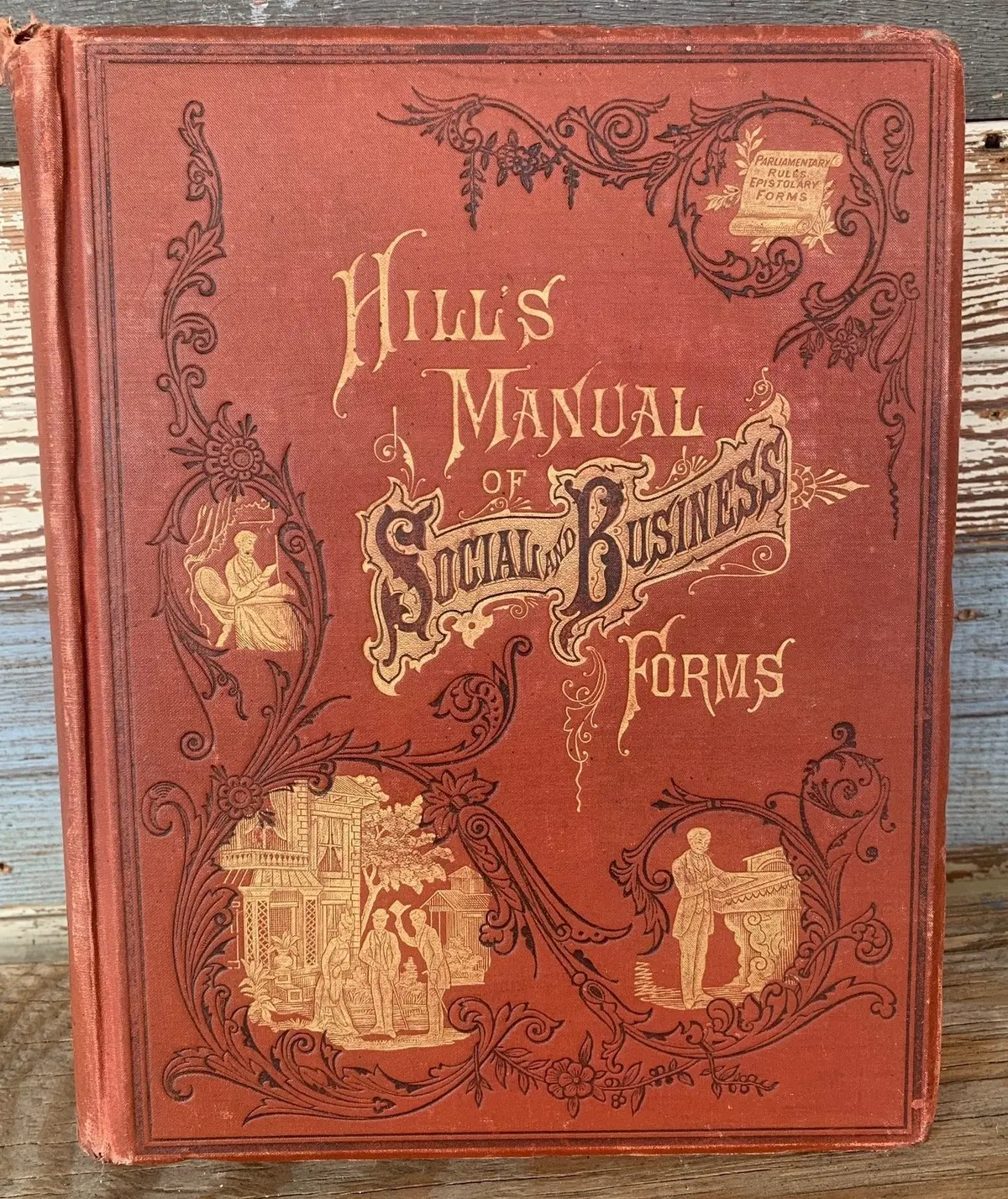 1890 Hills Manual Of Social Business Forms 1